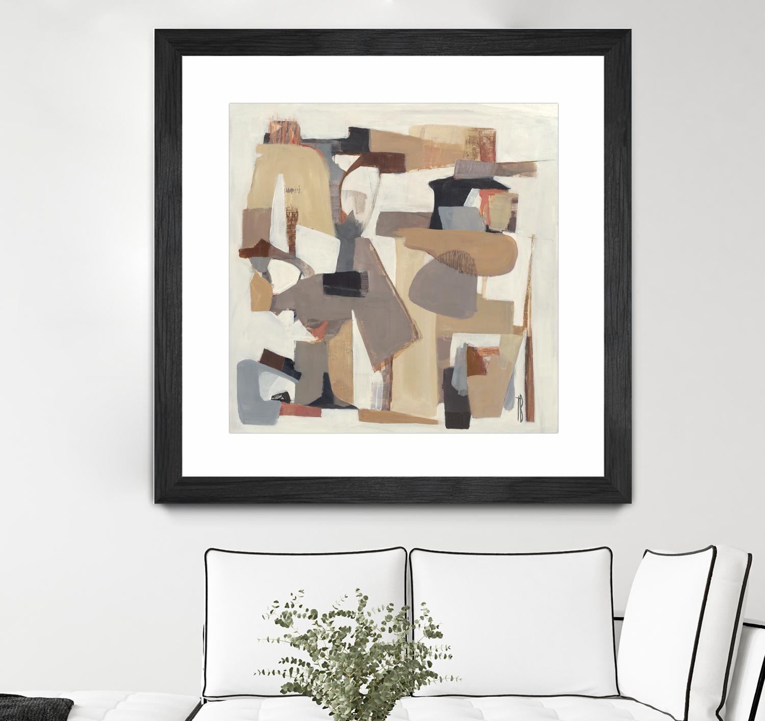 Neutrality by Terri Burris on GIANT ART - browns abstract