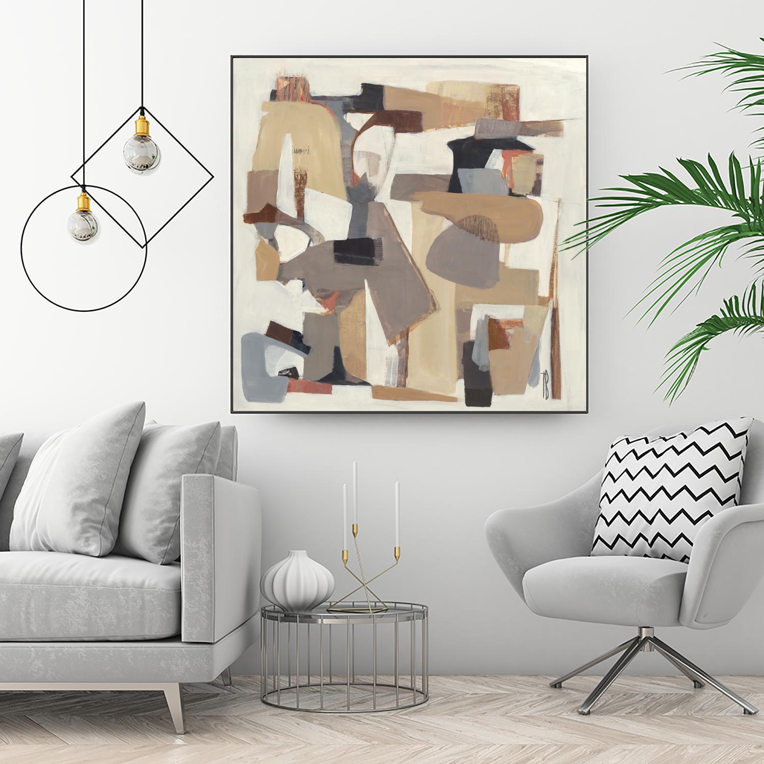 Neutrality by Terri Burris on GIANT ART - browns abstract