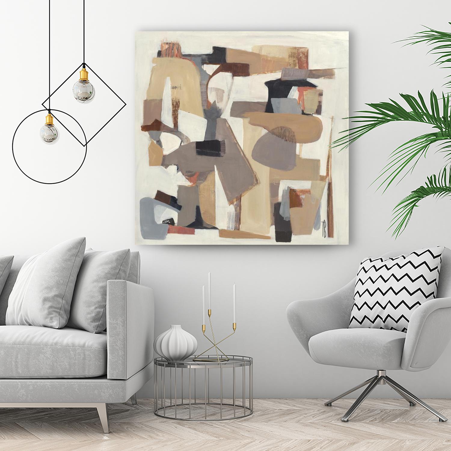 Neutrality by Terri Burris on GIANT ART - browns abstract