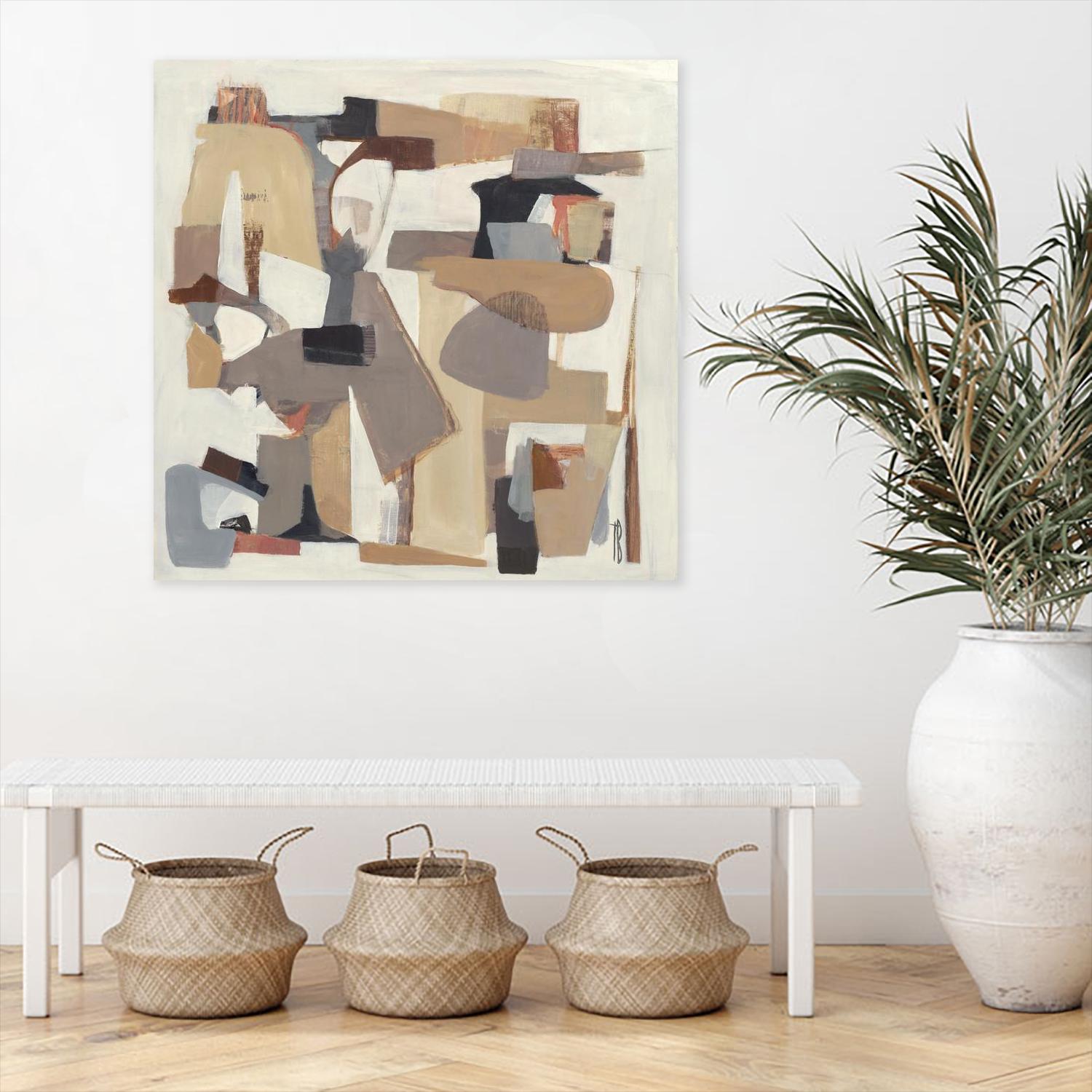 Neutrality by Terri Burris on GIANT ART - browns abstract