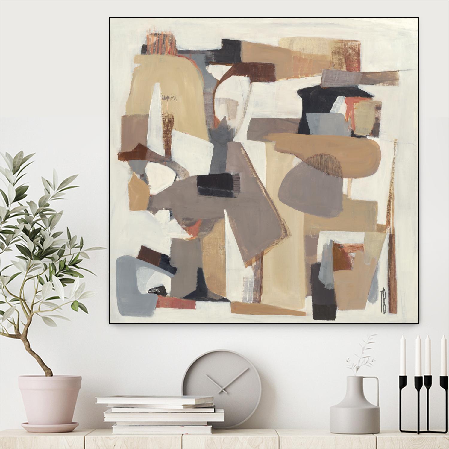 Neutrality by Terri Burris on GIANT ART - browns abstract