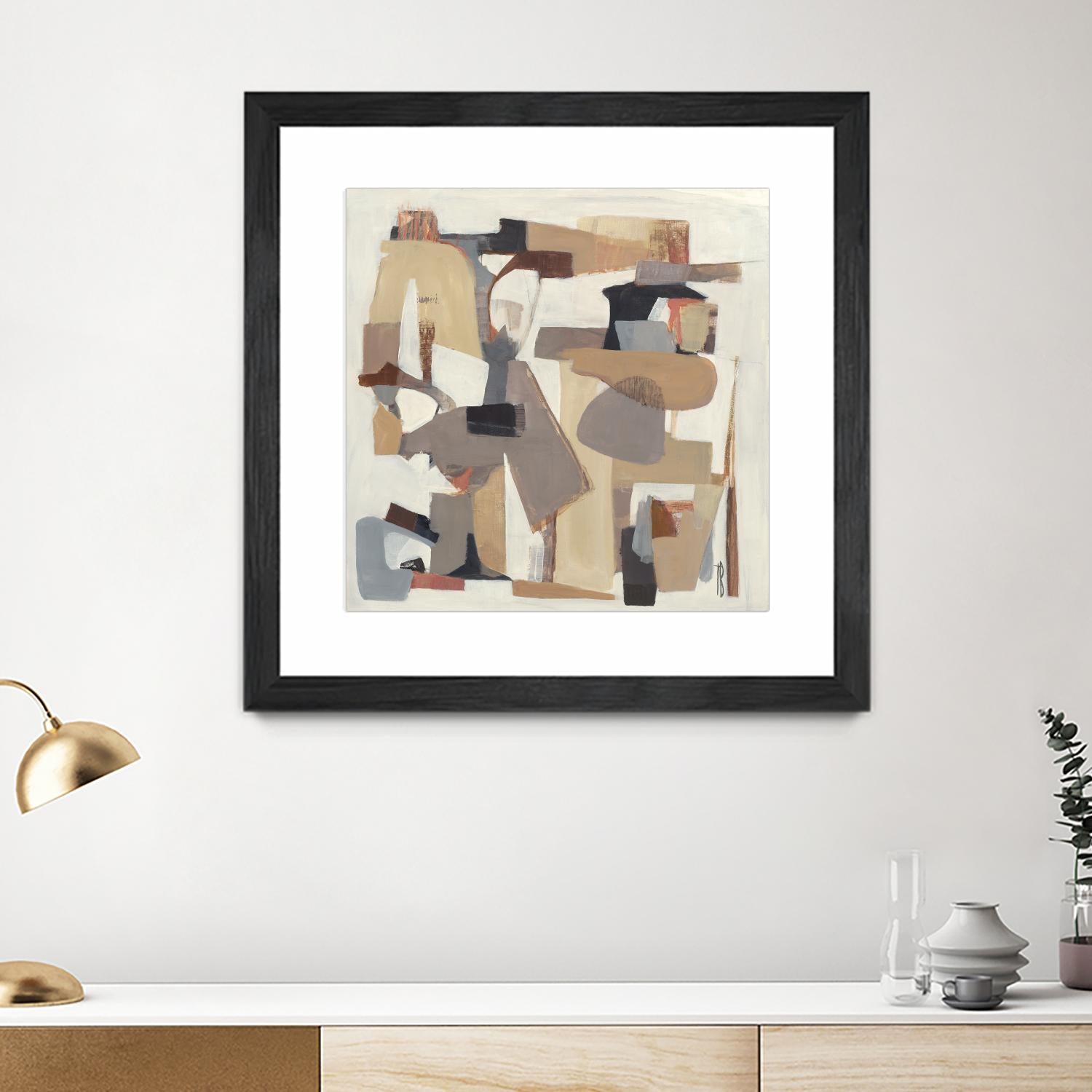 Neutrality by Terri Burris on GIANT ART - browns abstract