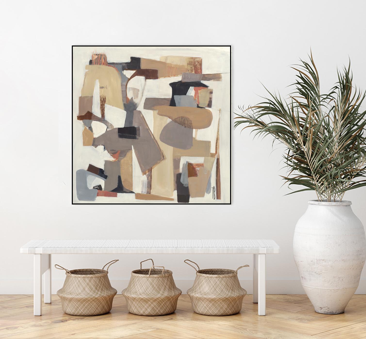 Neutrality by Terri Burris on GIANT ART - browns abstract