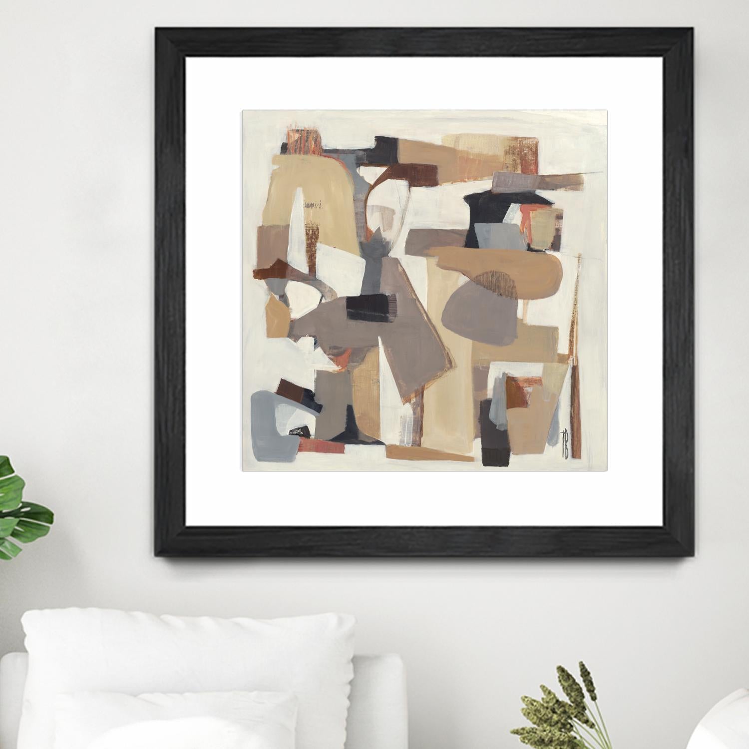 Neutrality by Terri Burris on GIANT ART - browns abstract