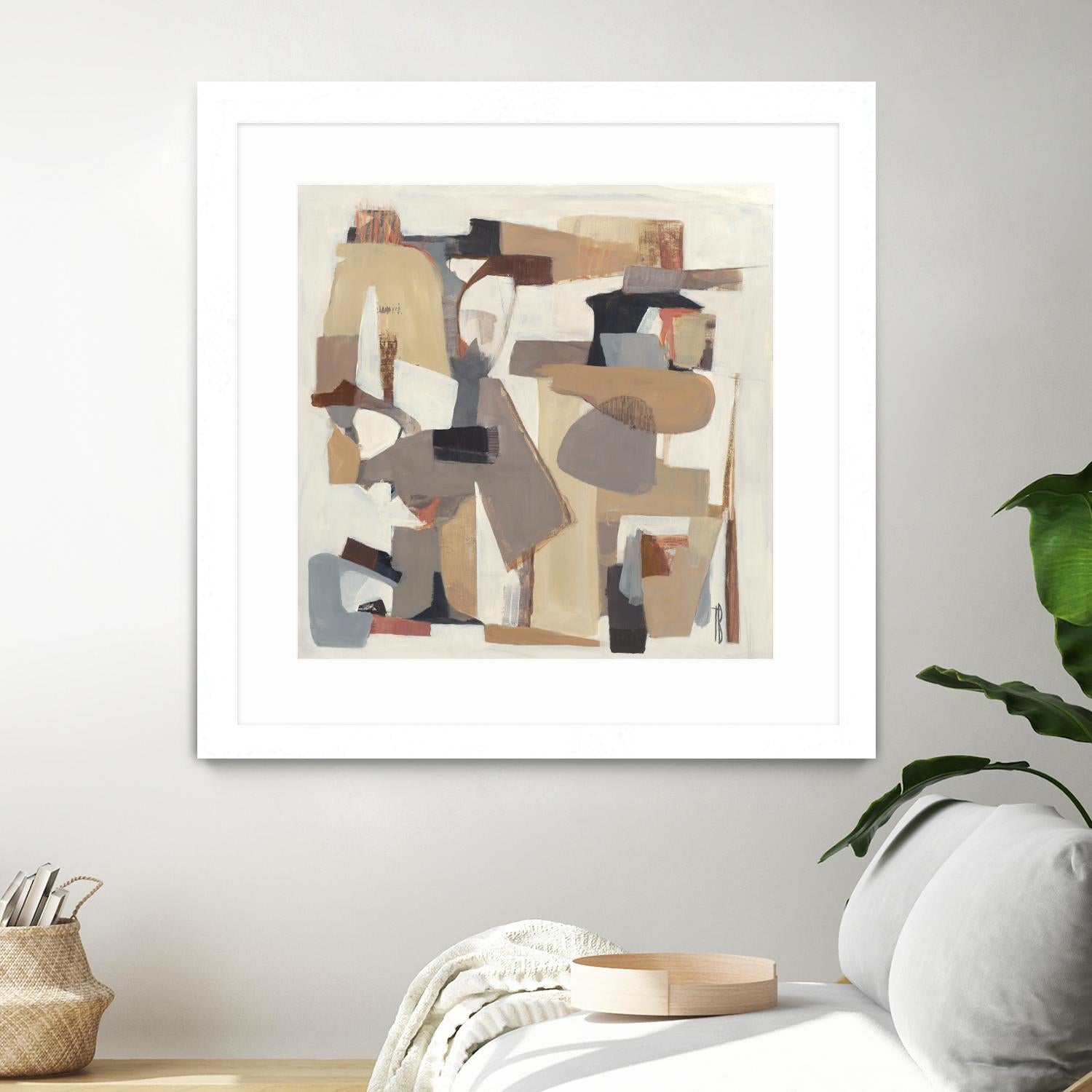 Neutrality by Terri Burris on GIANT ART - browns abstract