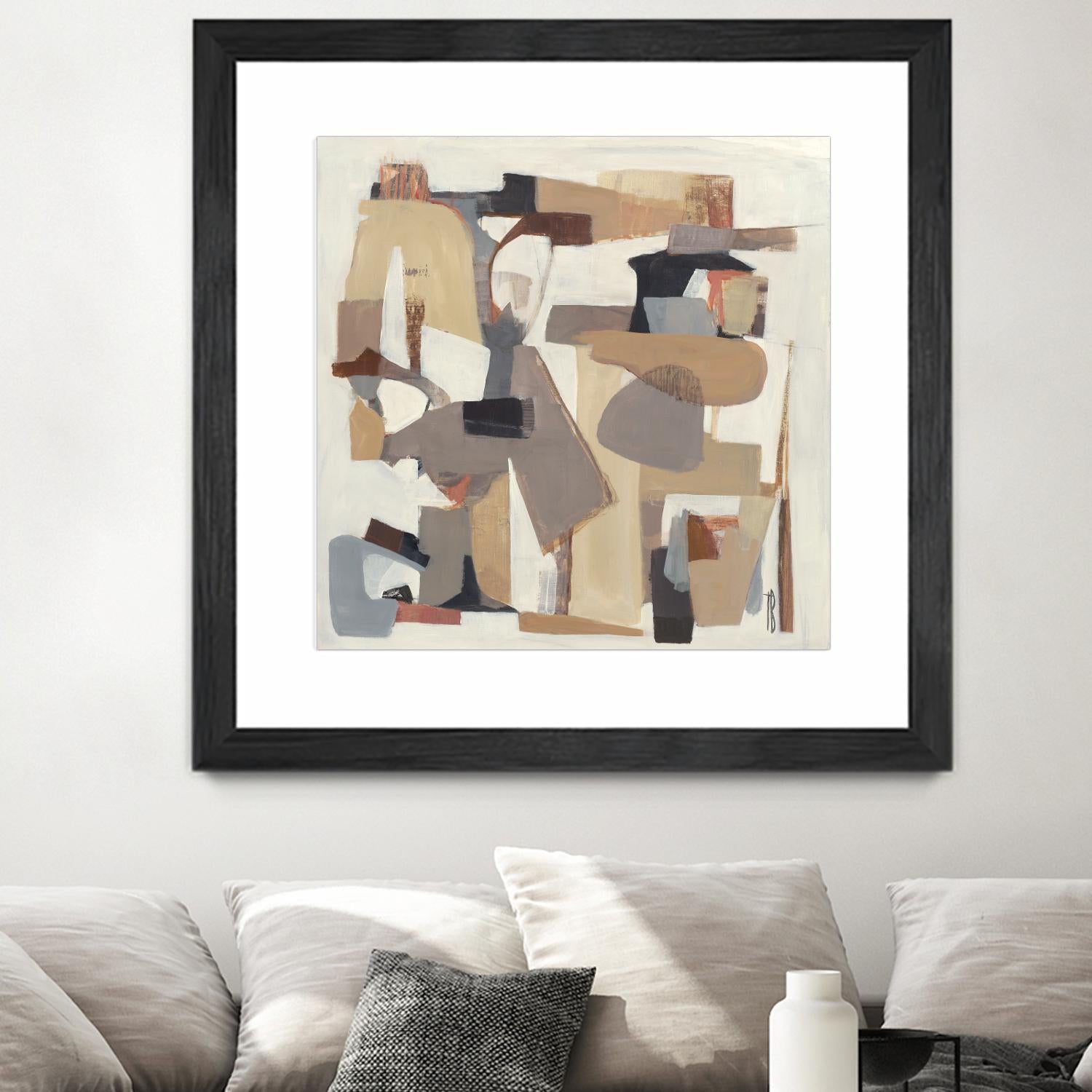 Neutrality by Terri Burris on GIANT ART - browns abstract