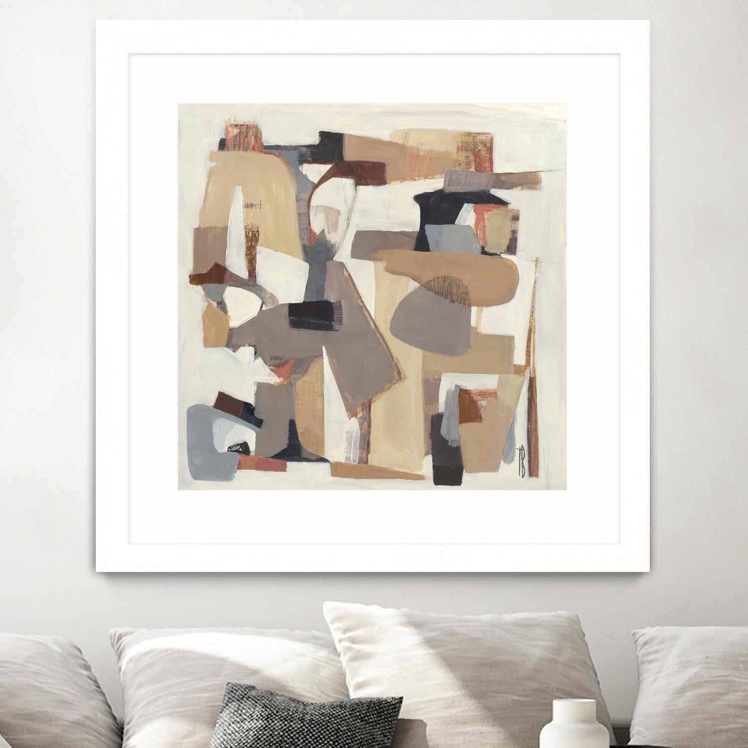 Neutrality by Terri Burris on GIANT ART - browns abstract