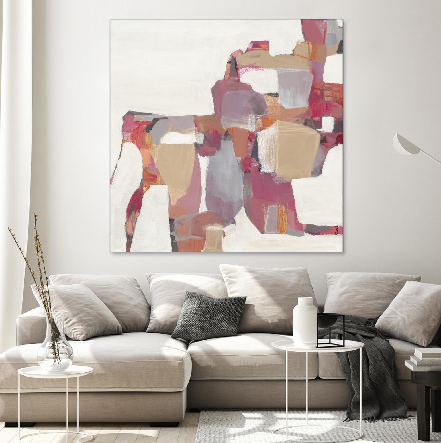 Geranium by Terri Burris on GIANT ART - pinks abstract