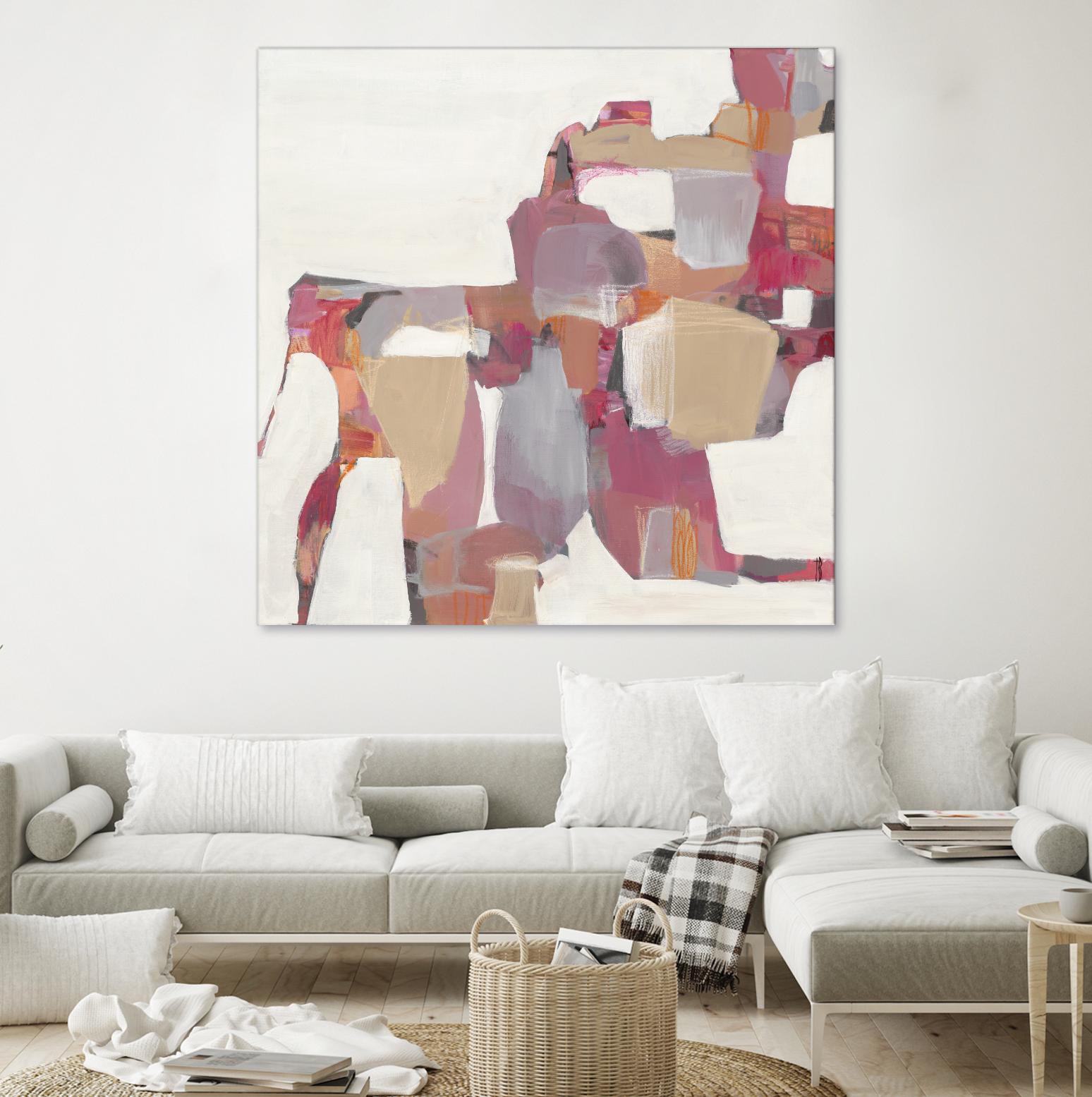 Geranium by Terri Burris on GIANT ART - pinks abstract