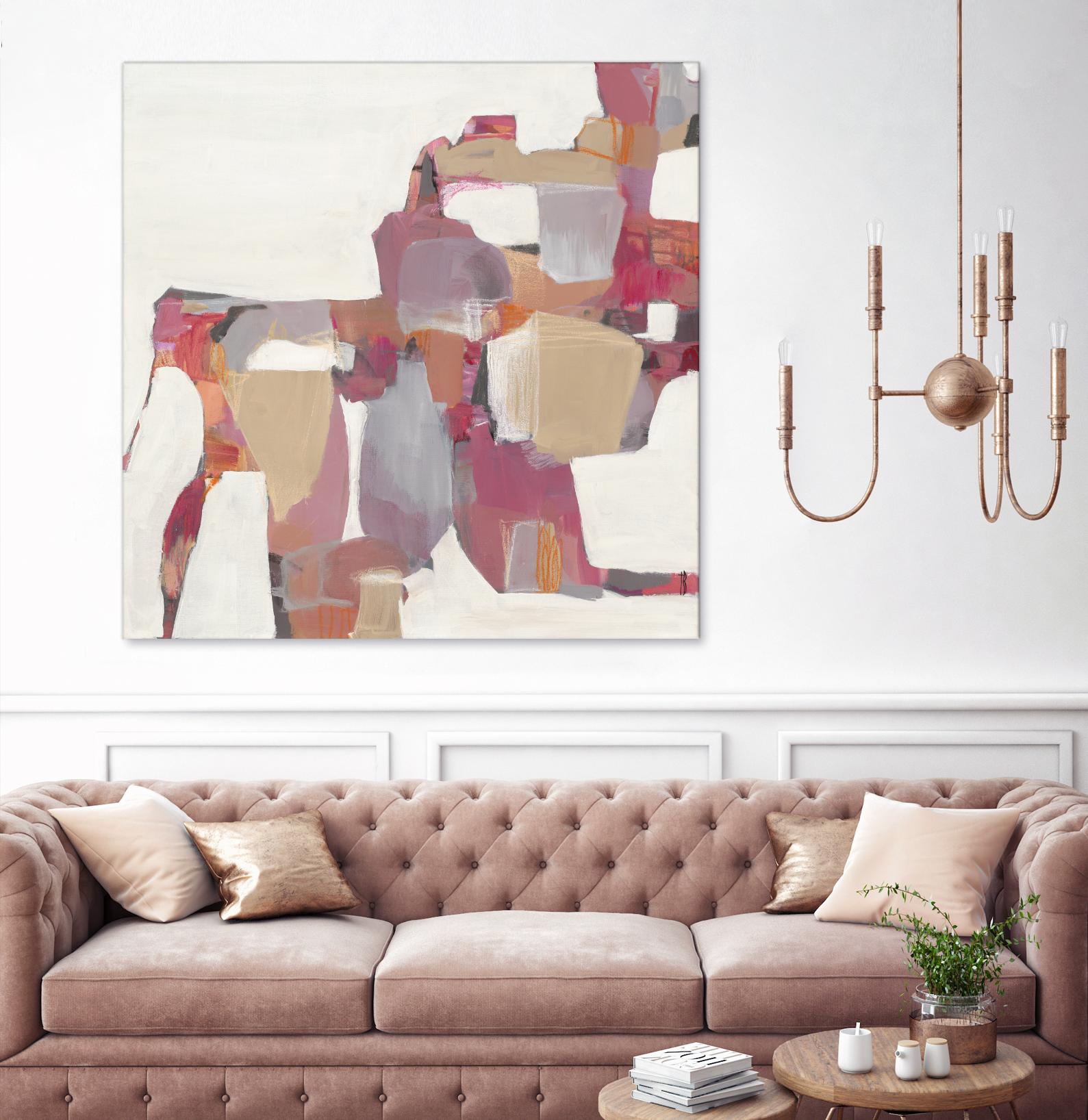 Geranium by Terri Burris on GIANT ART - pinks abstract