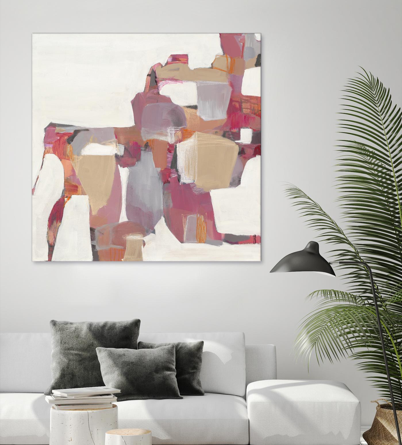 Geranium by Terri Burris on GIANT ART - pinks abstract