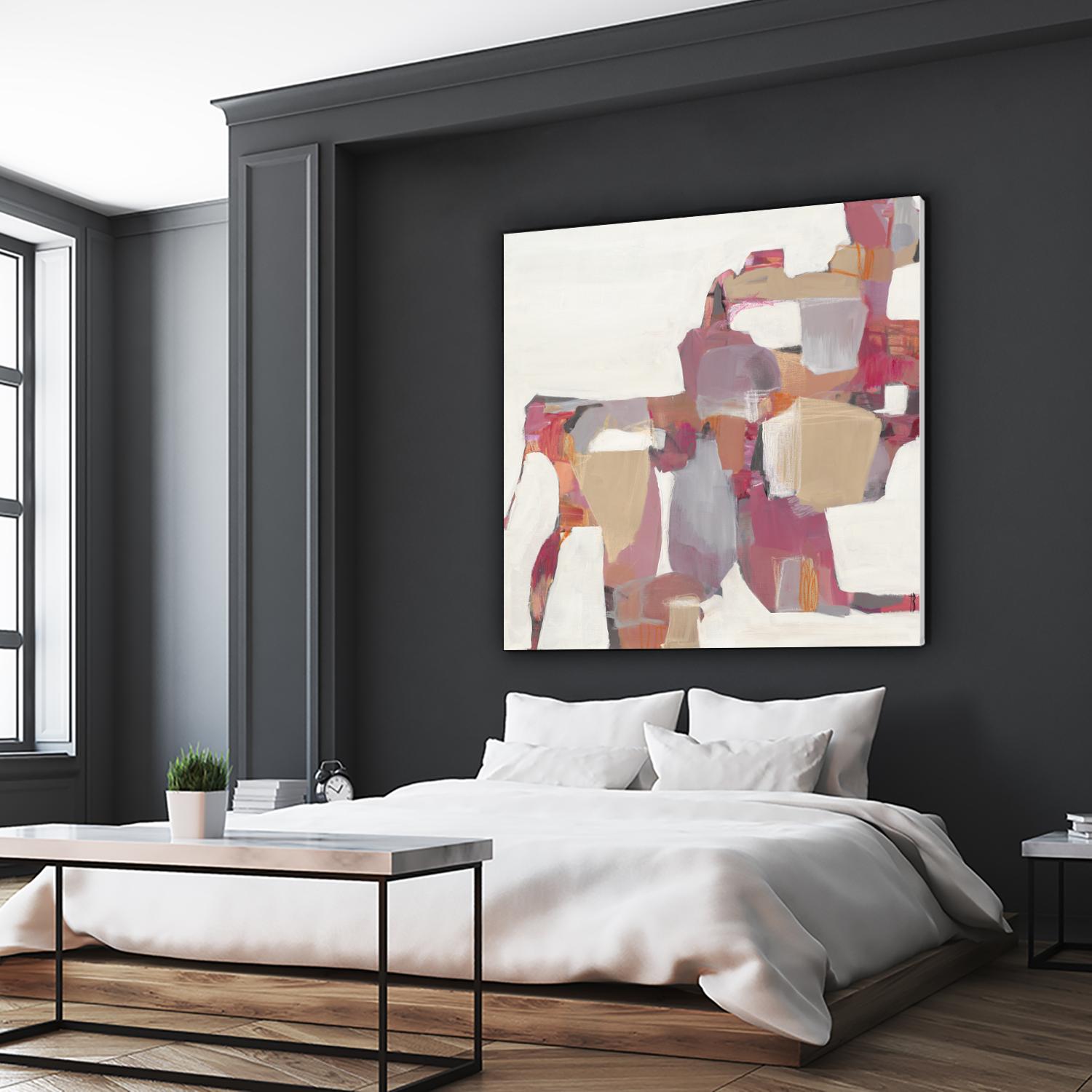 Geranium by Terri Burris on GIANT ART - pinks abstract