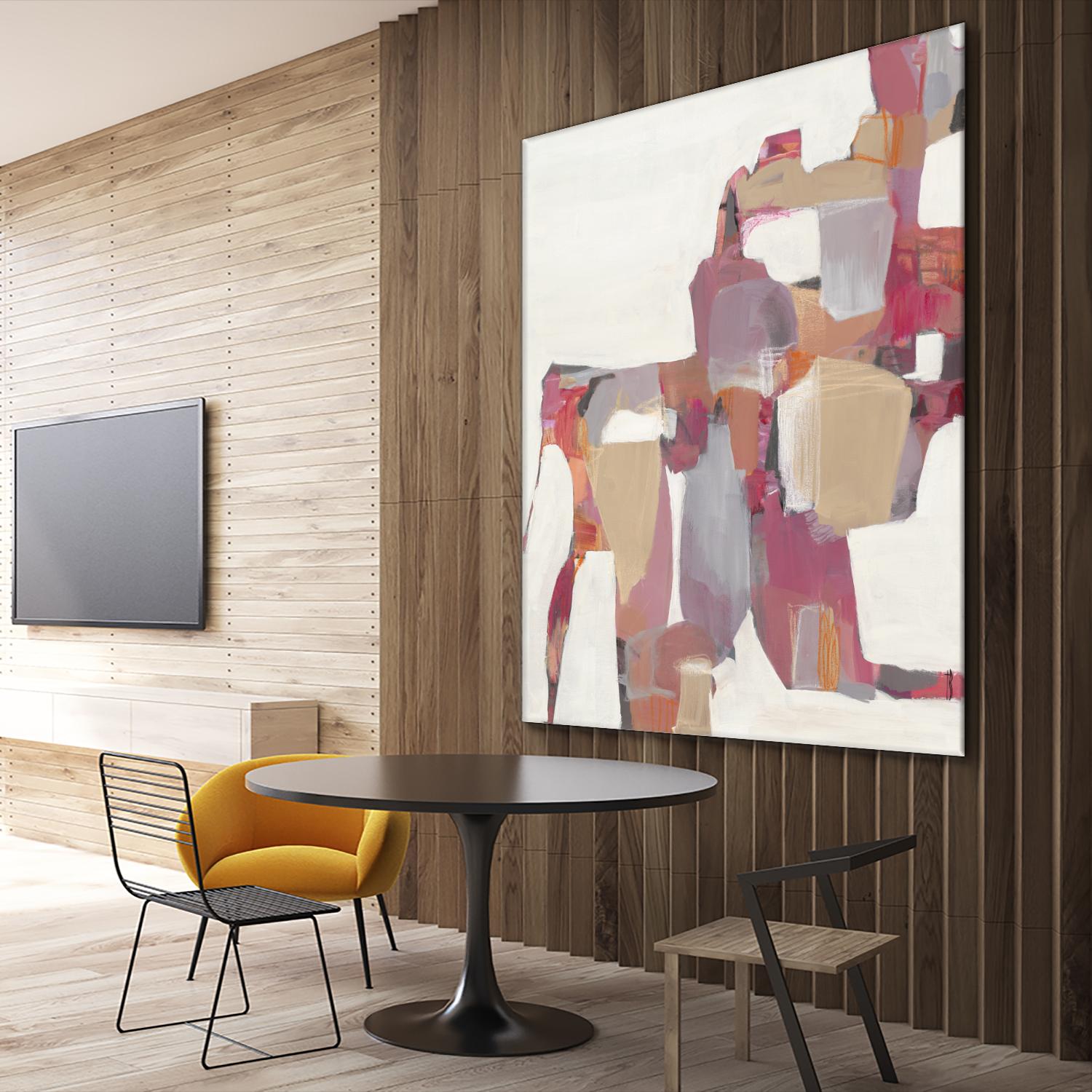 Geranium by Terri Burris on GIANT ART - pinks abstract