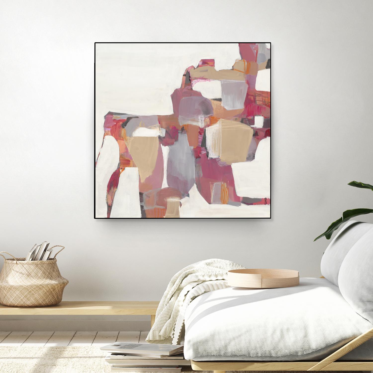 Geranium by Terri Burris on GIANT ART - pinks abstract