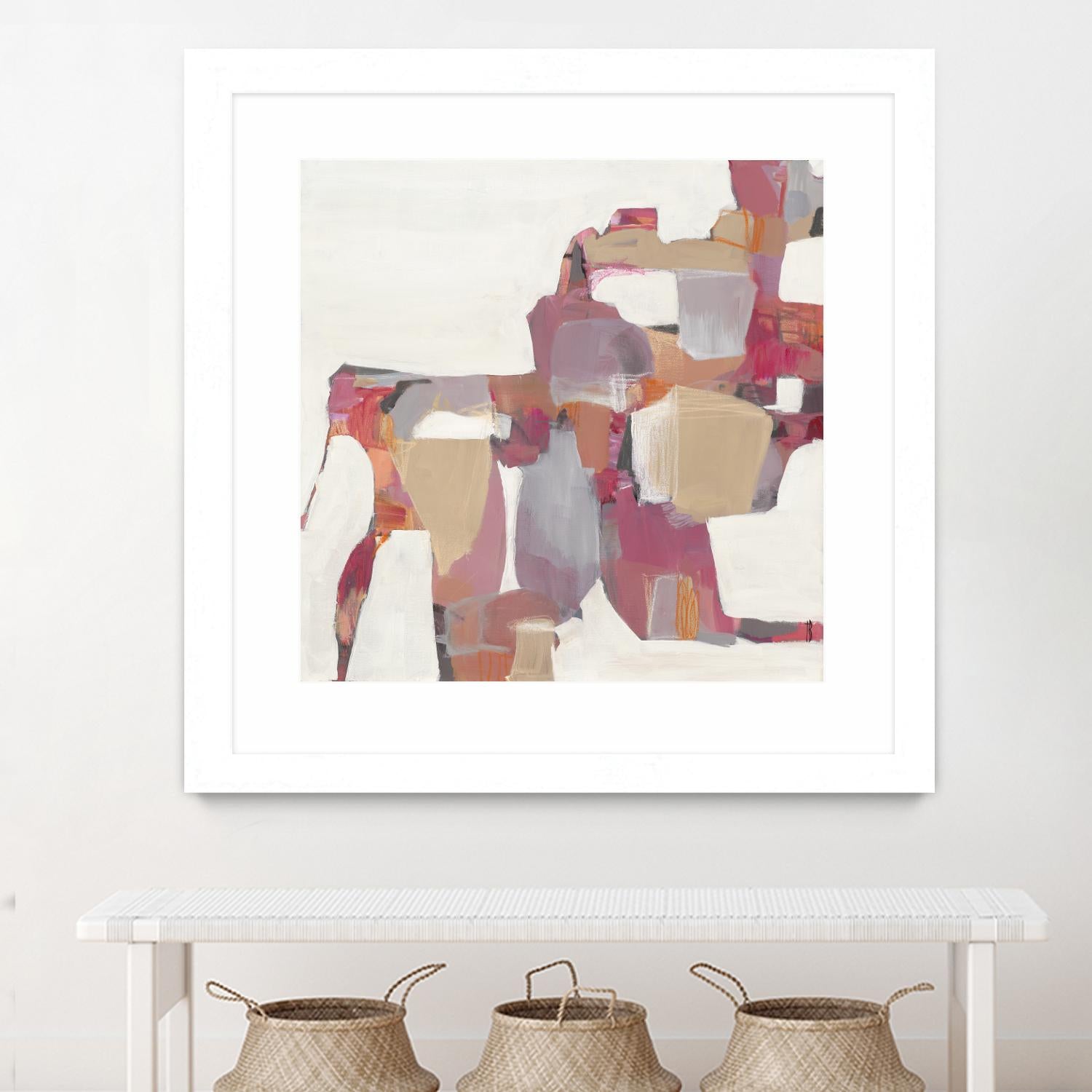 Geranium by Terri Burris on GIANT ART - pinks abstract