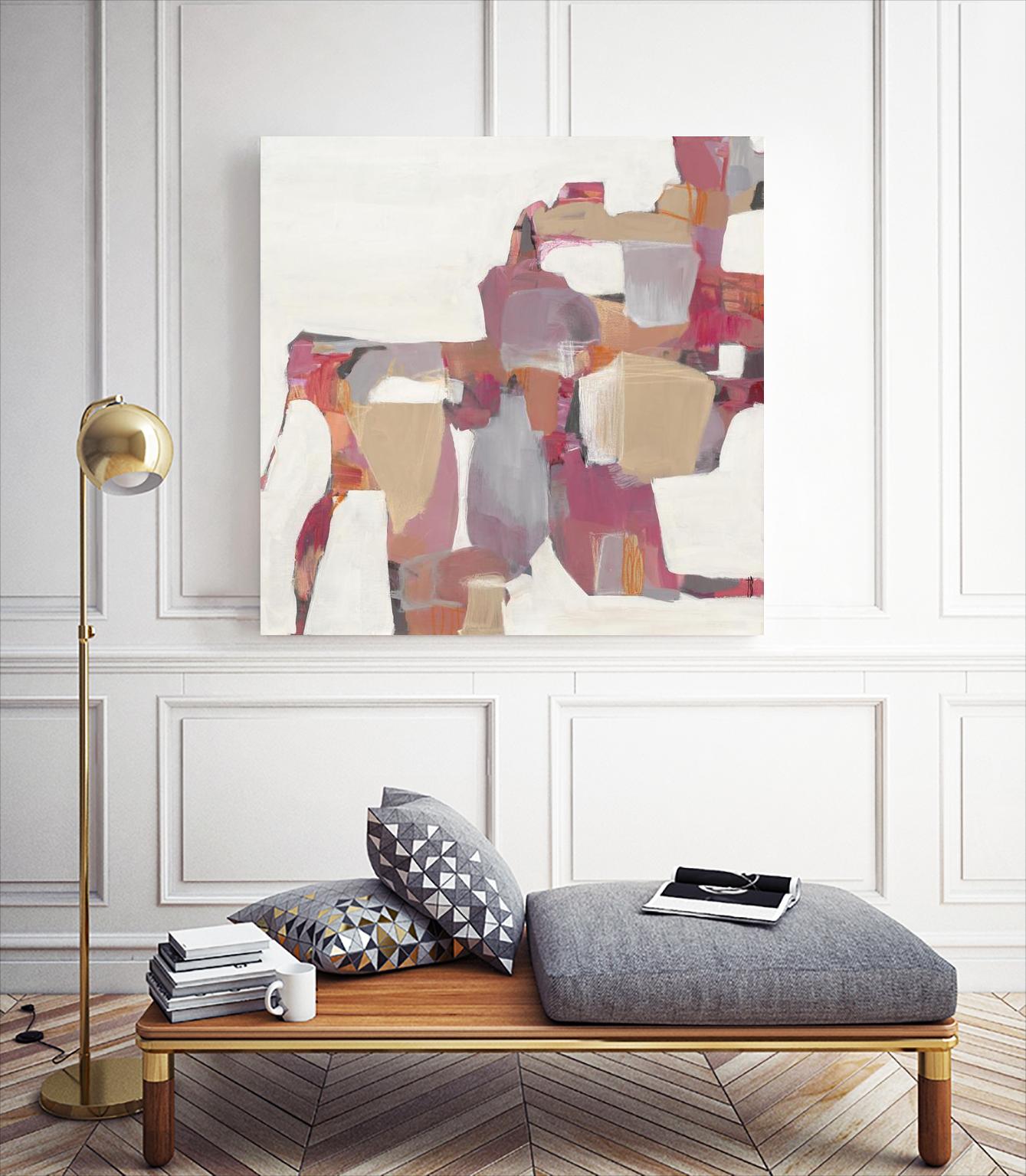 Geranium by Terri Burris on GIANT ART - pinks abstract