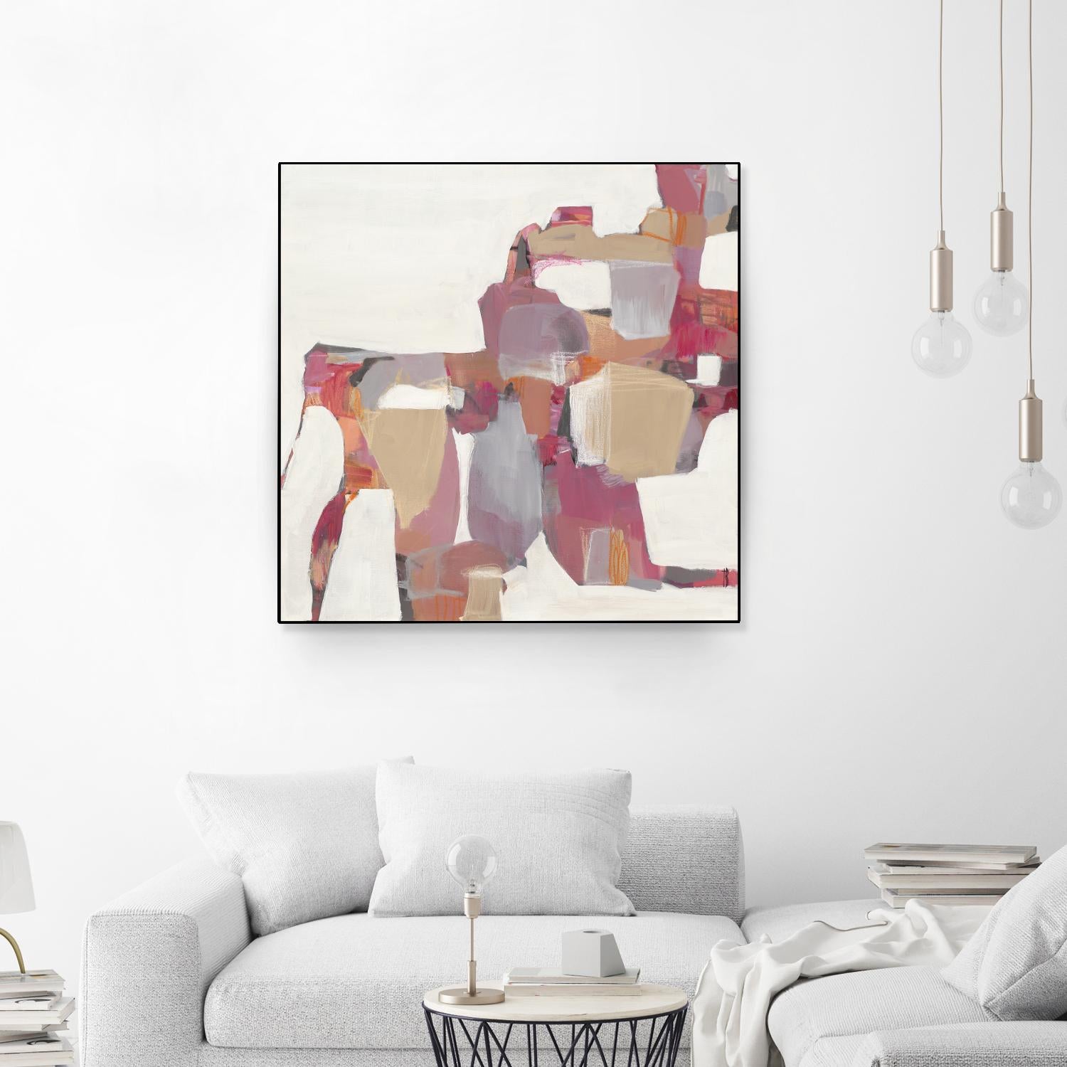 Geranium by Terri Burris on GIANT ART - pinks abstract