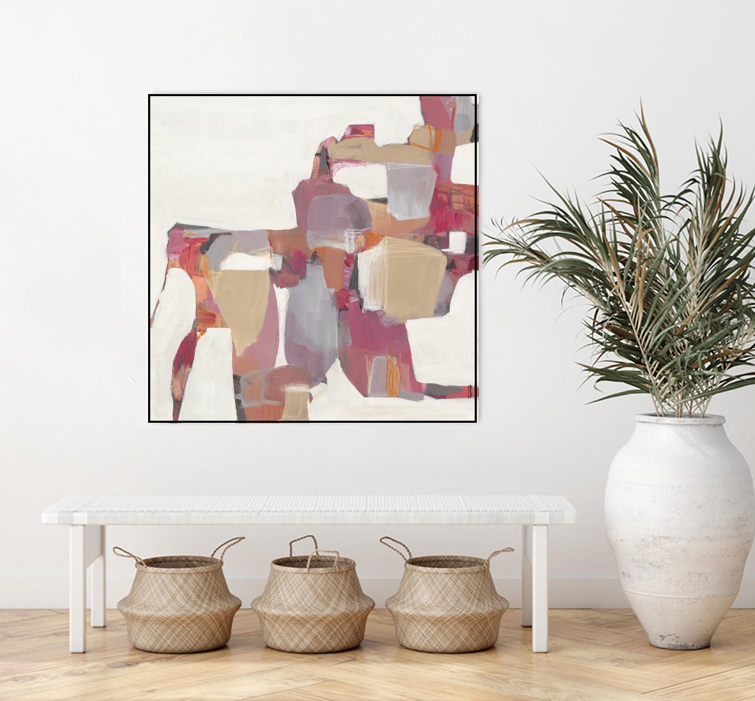 Geranium by Terri Burris on GIANT ART - pinks abstract