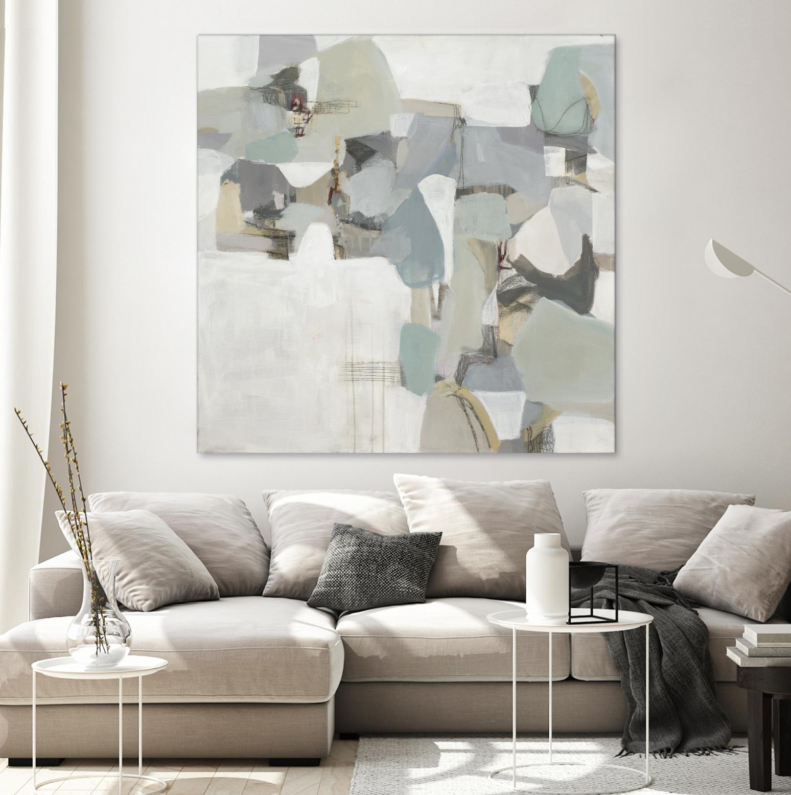 Glacier by Terri Burris on GIANT ART - grays abstract