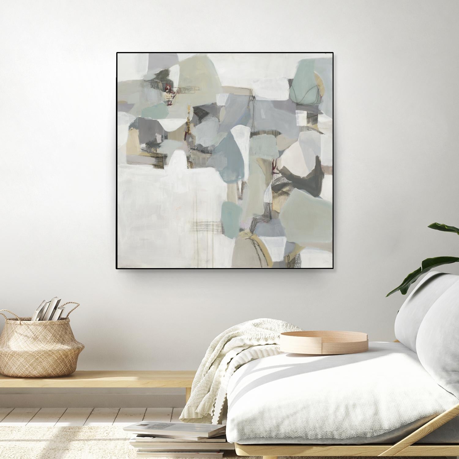 Glacier by Terri Burris on GIANT ART - grays abstract