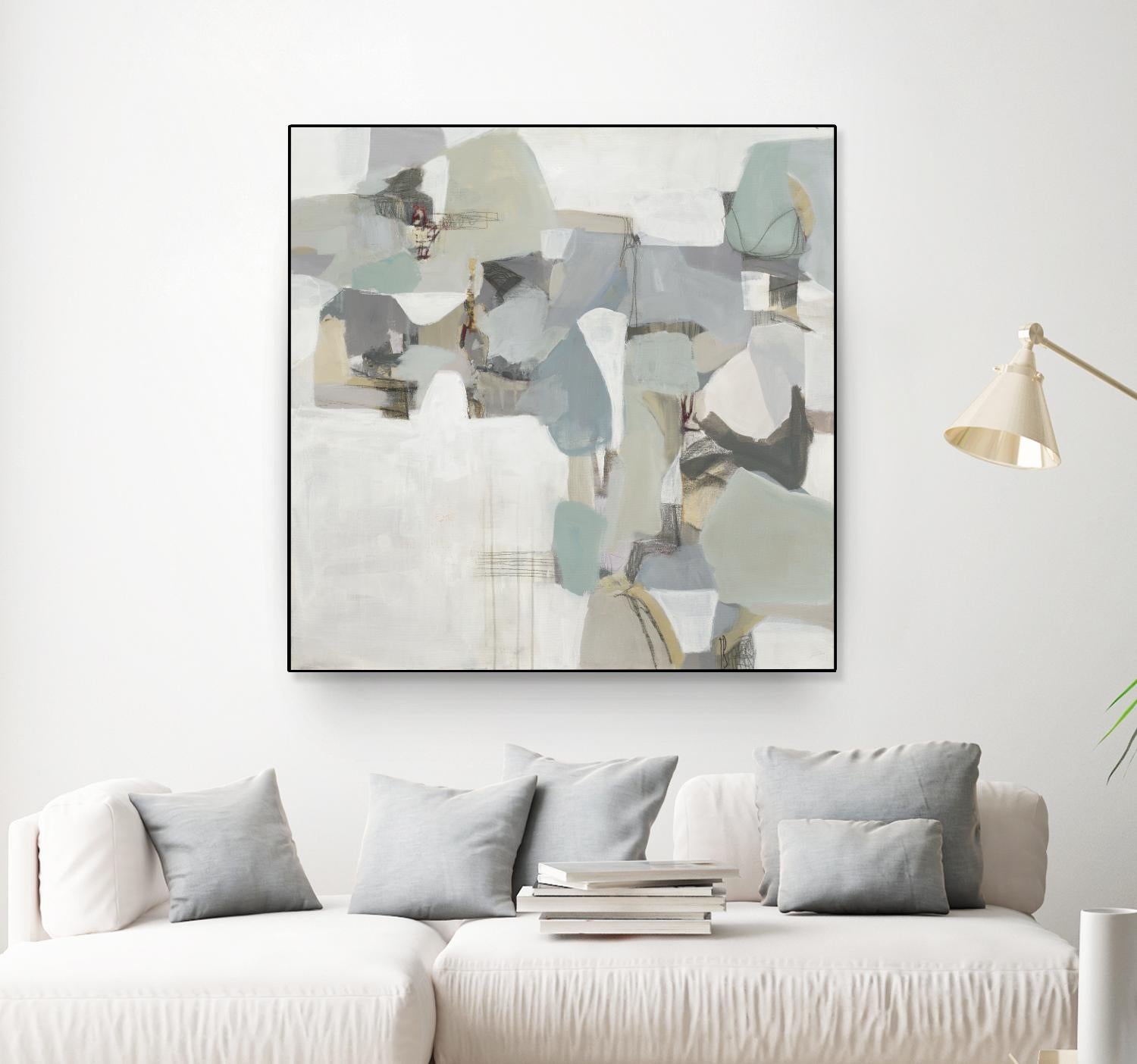 Glacier by Terri Burris on GIANT ART - grays abstract