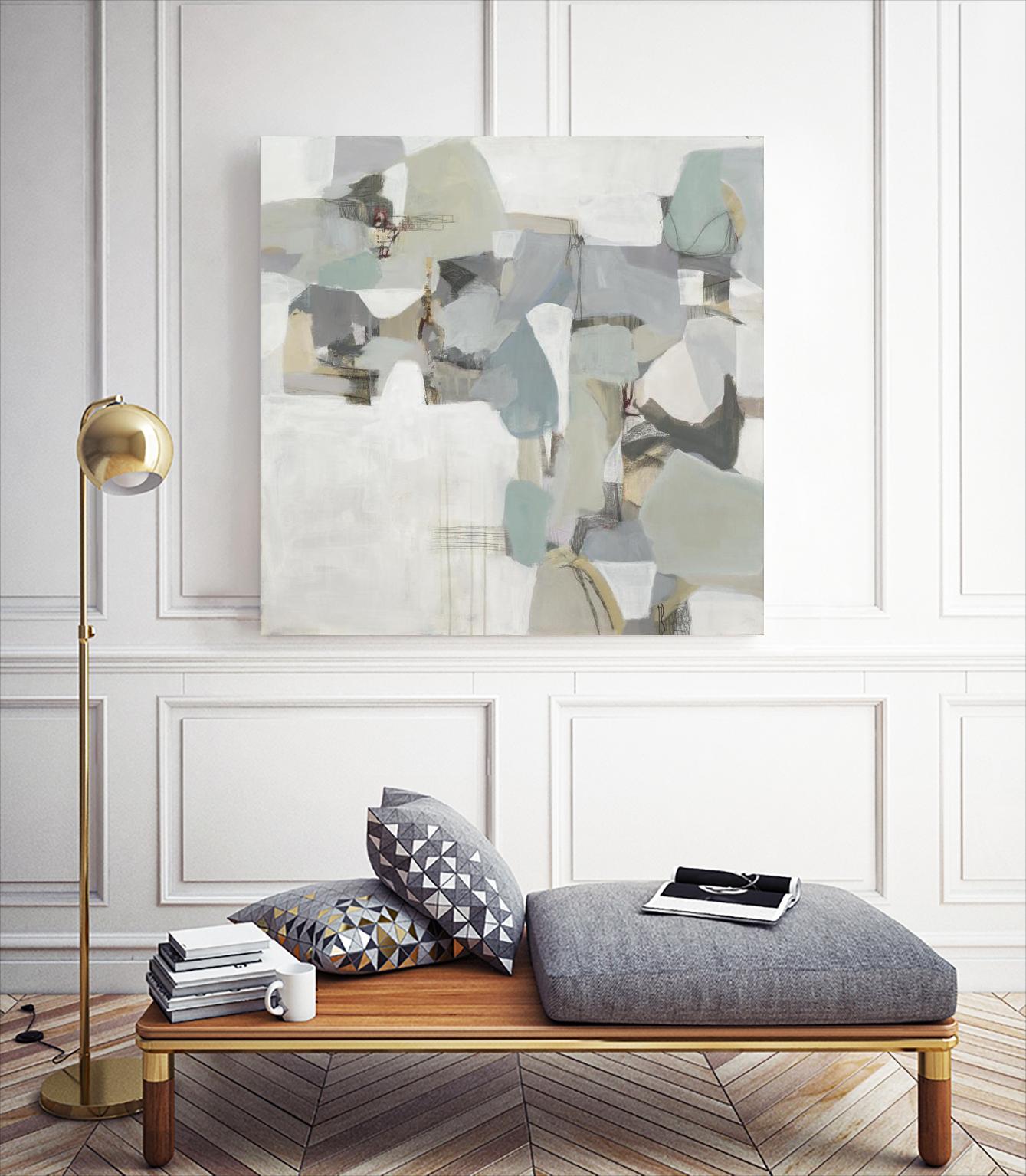 Glacier by Terri Burris on GIANT ART - grays abstract