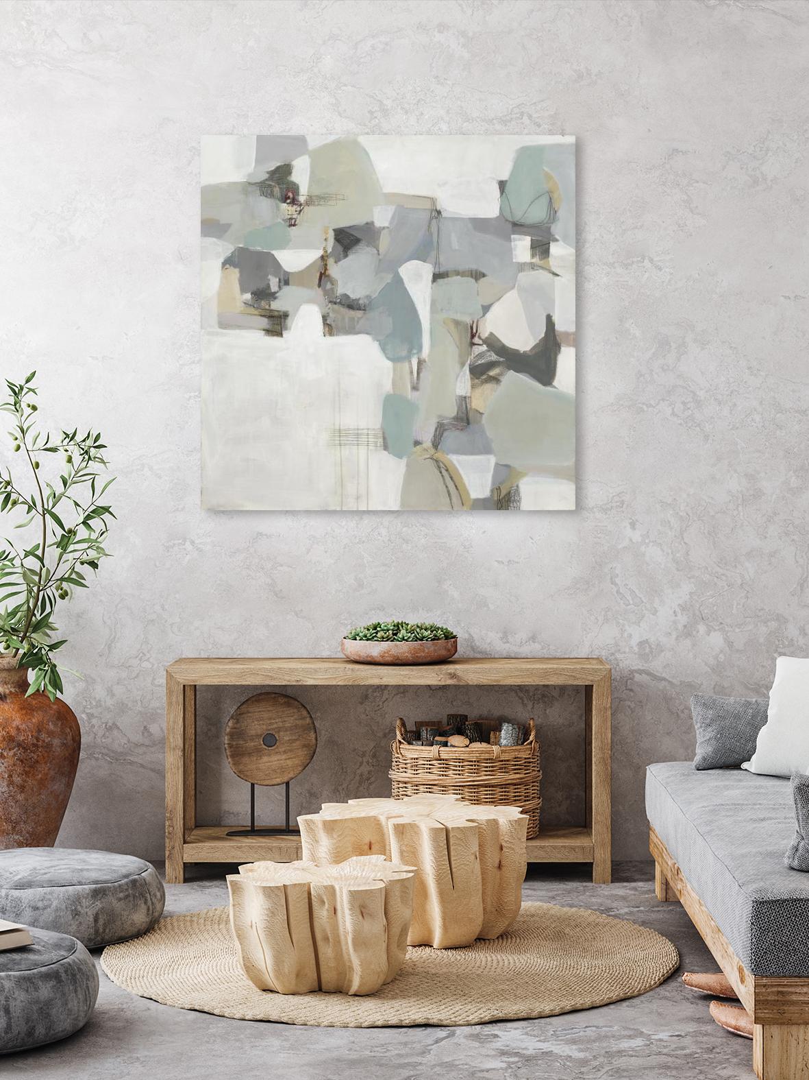 Glacier by Terri Burris on GIANT ART - grays abstract