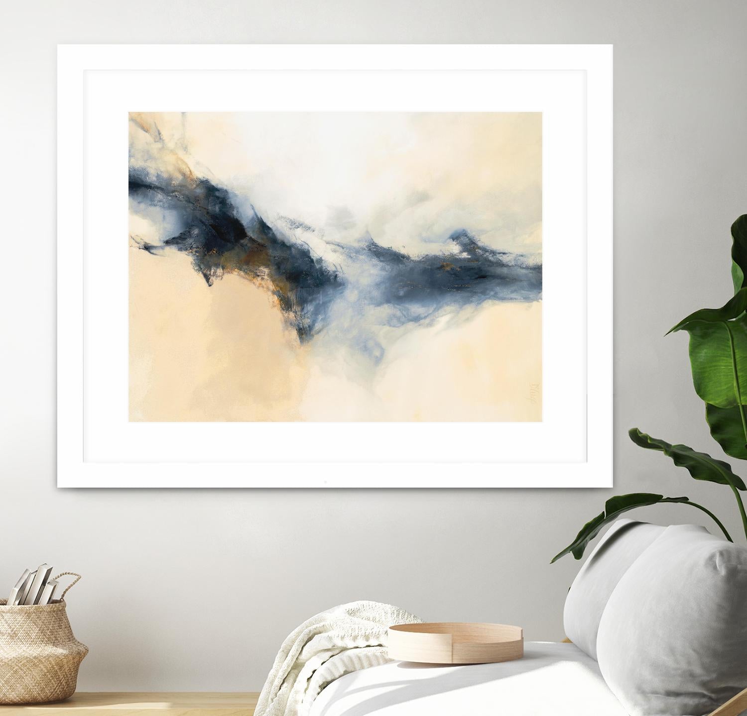 Terra Nova by Dina D'Argo on GIANT ART - whites & creams abstract cream