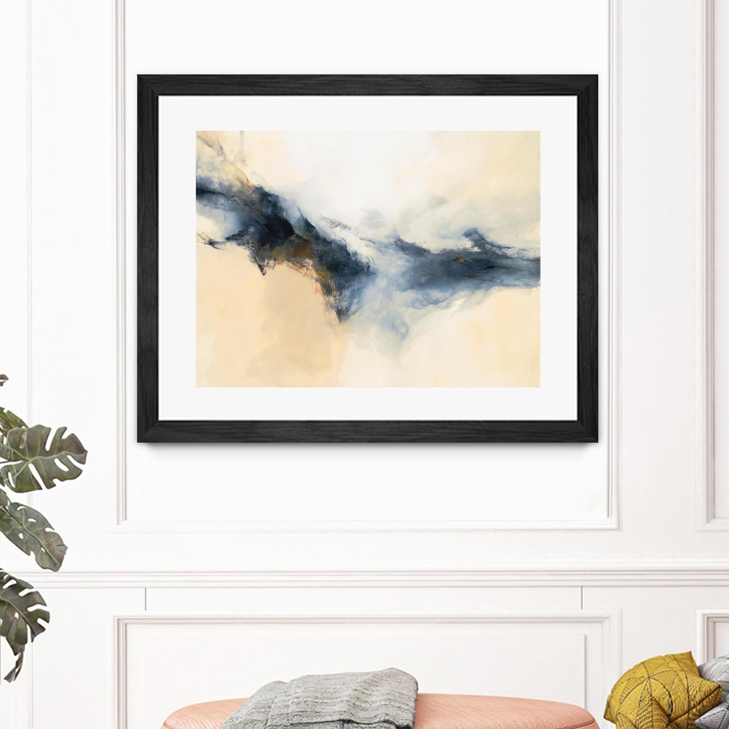Terra Nova by Dina D'Argo on GIANT ART - whites & creams abstract cream