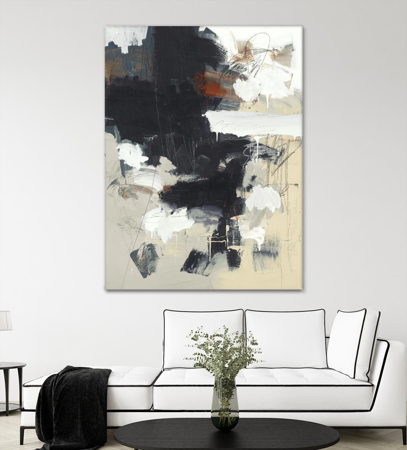 Written Then Forgotten by Brent Foreman on GIANT ART - blacks abstract