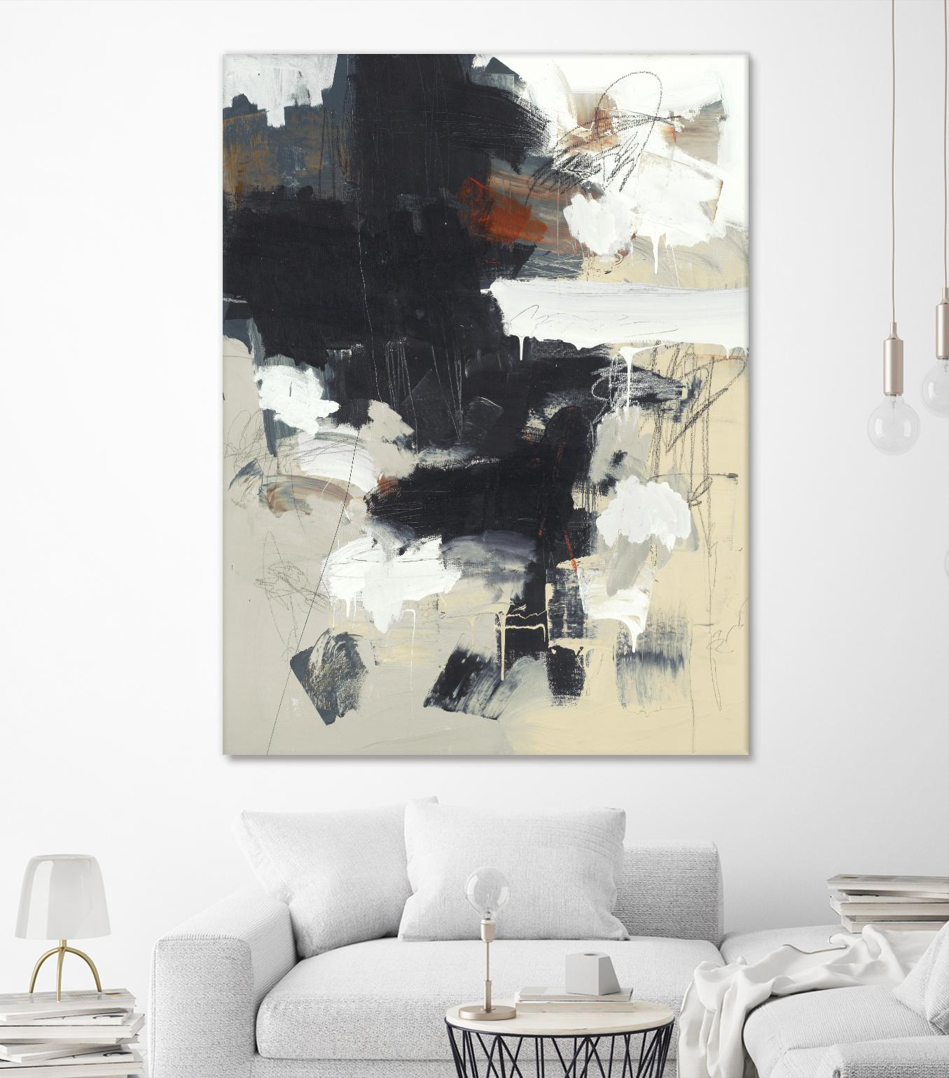 Written Then Forgotten by Brent Foreman on GIANT ART - blacks abstract