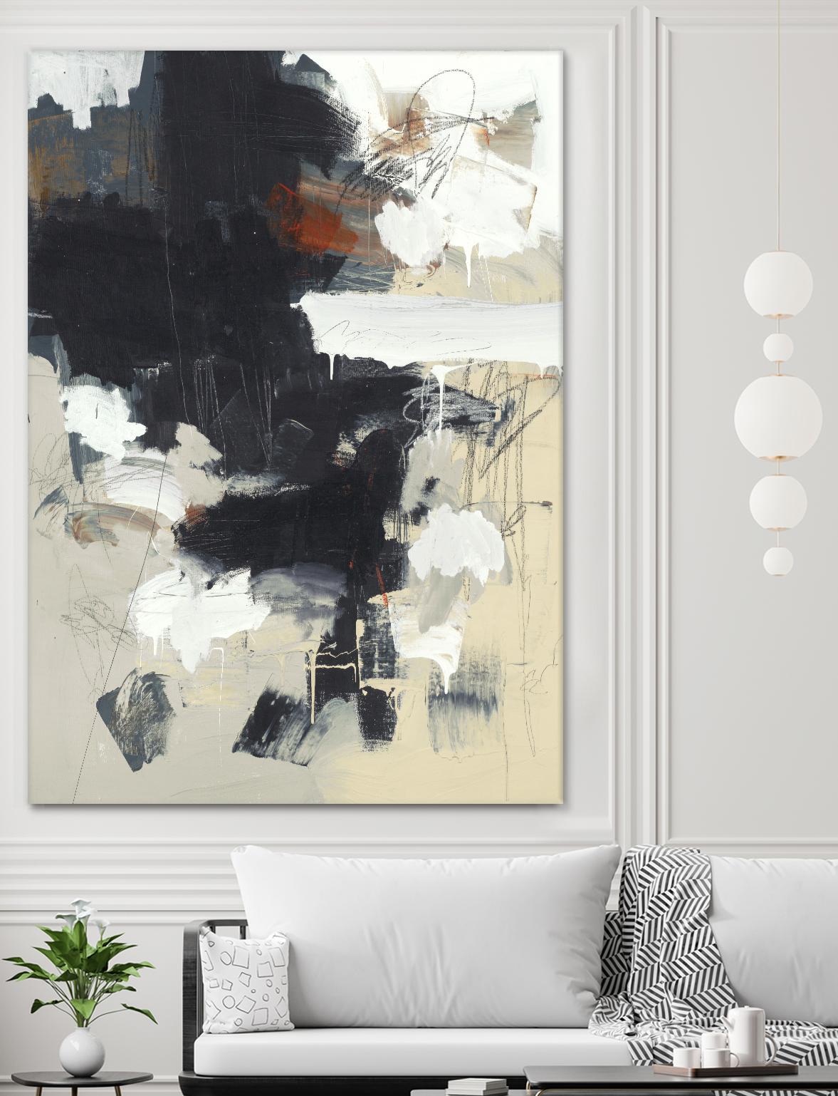 Written Then Forgotten by Brent Foreman on GIANT ART - blacks abstract