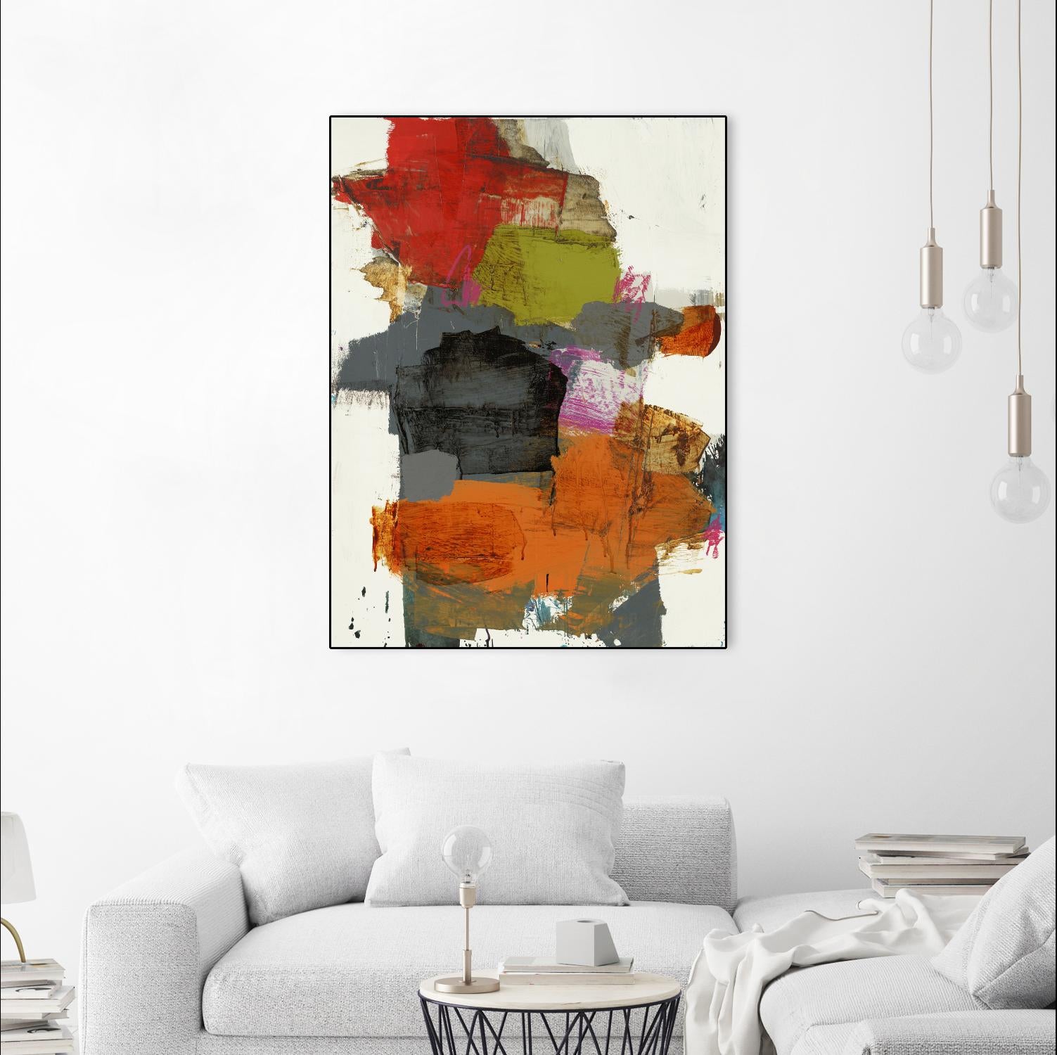 Tried & True II by Brent Foreman on GIANT ART - reds, oranges abstract