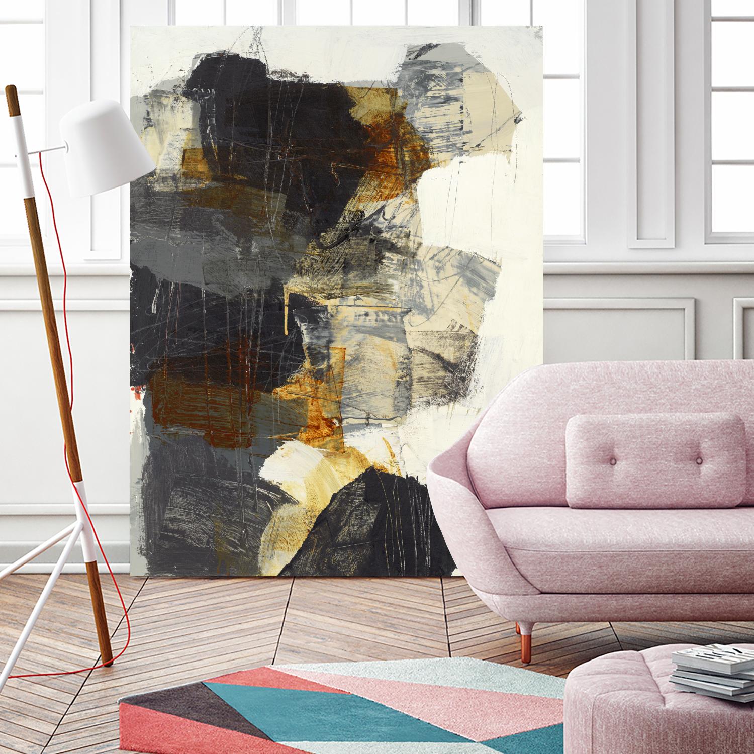 Monochrome Manta III by Brent Foreman on GIANT ART - grays abstract