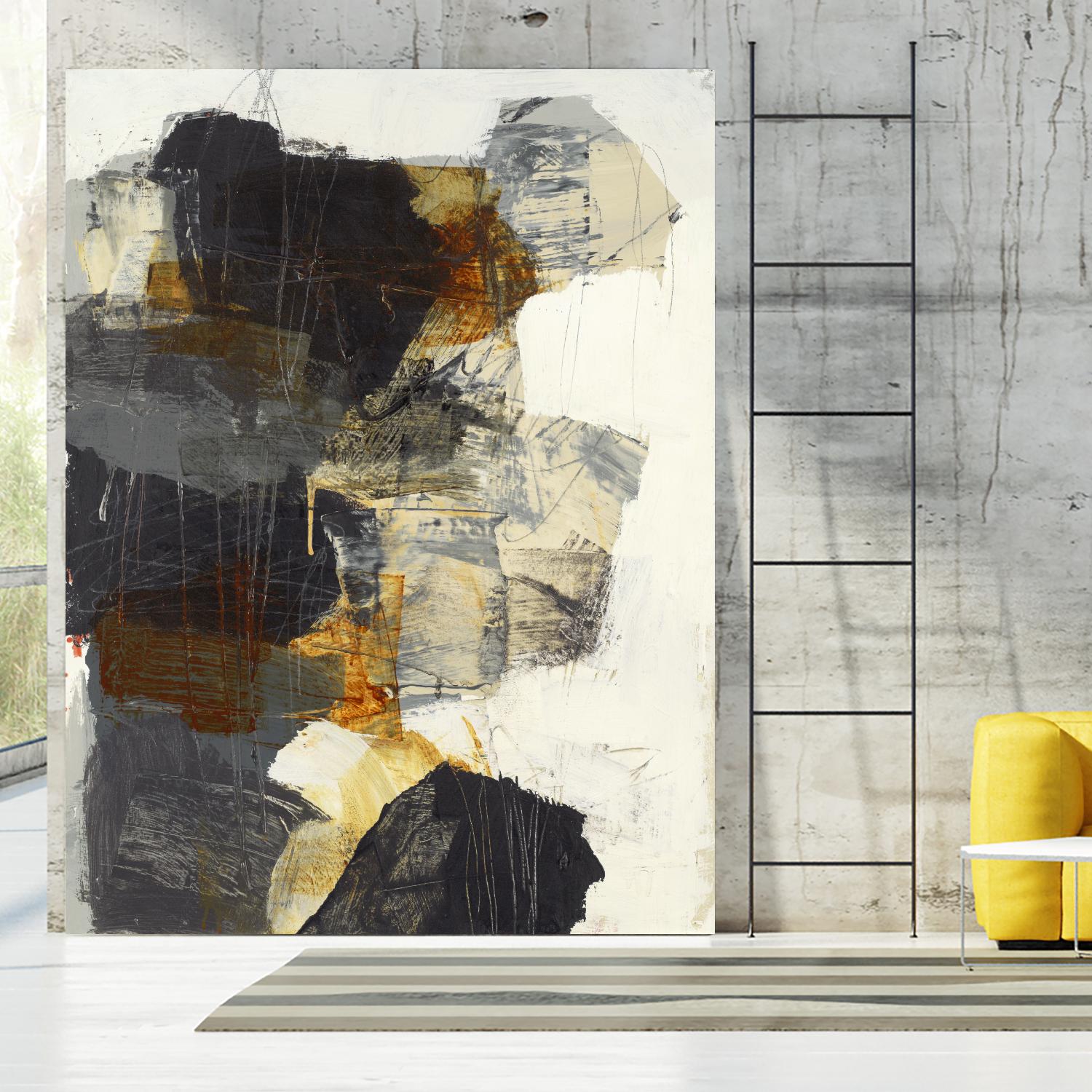 Monochrome Manta III by Brent Foreman on GIANT ART - grays abstract