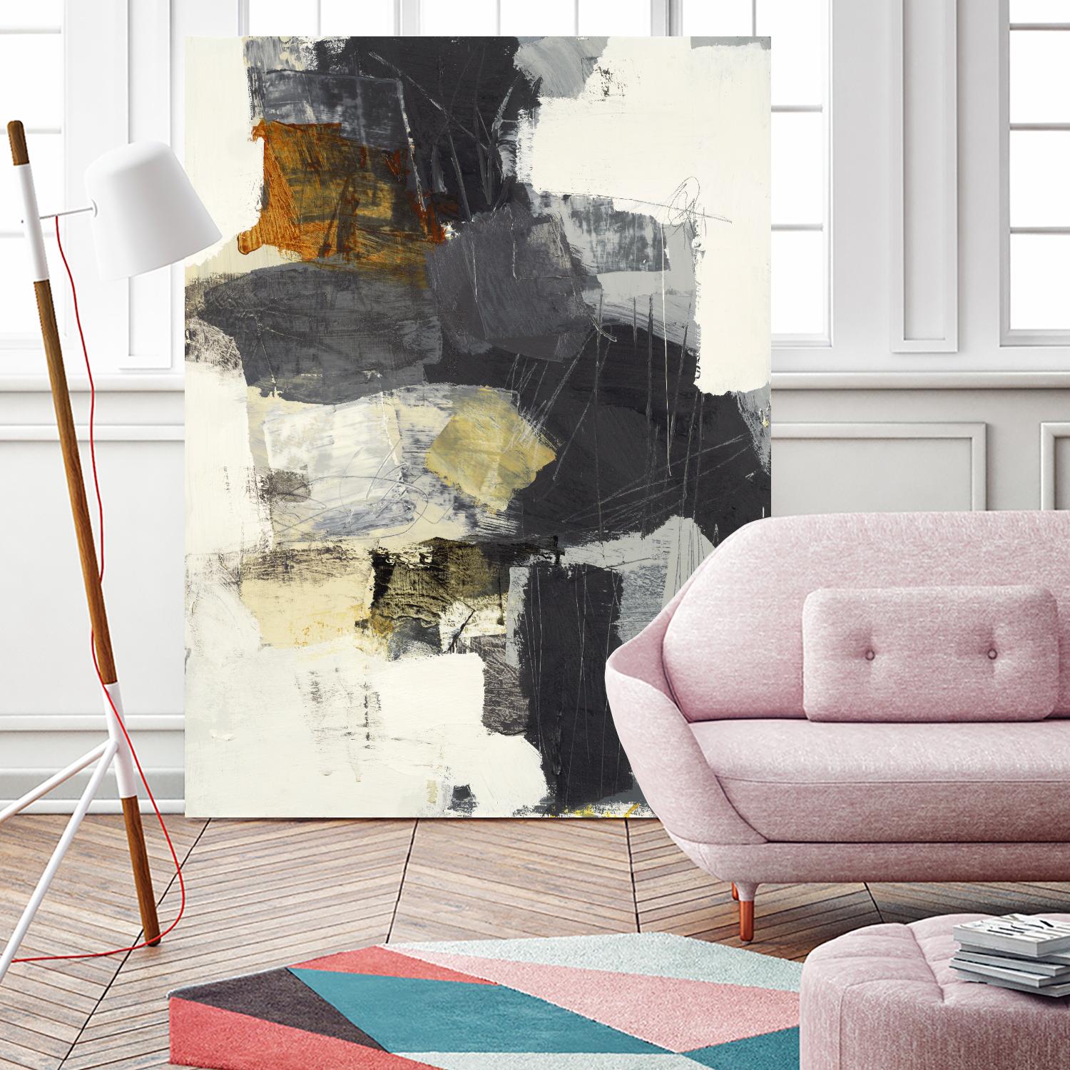 Monochrome Manta II by Brent Foreman on GIANT ART - grays abstract