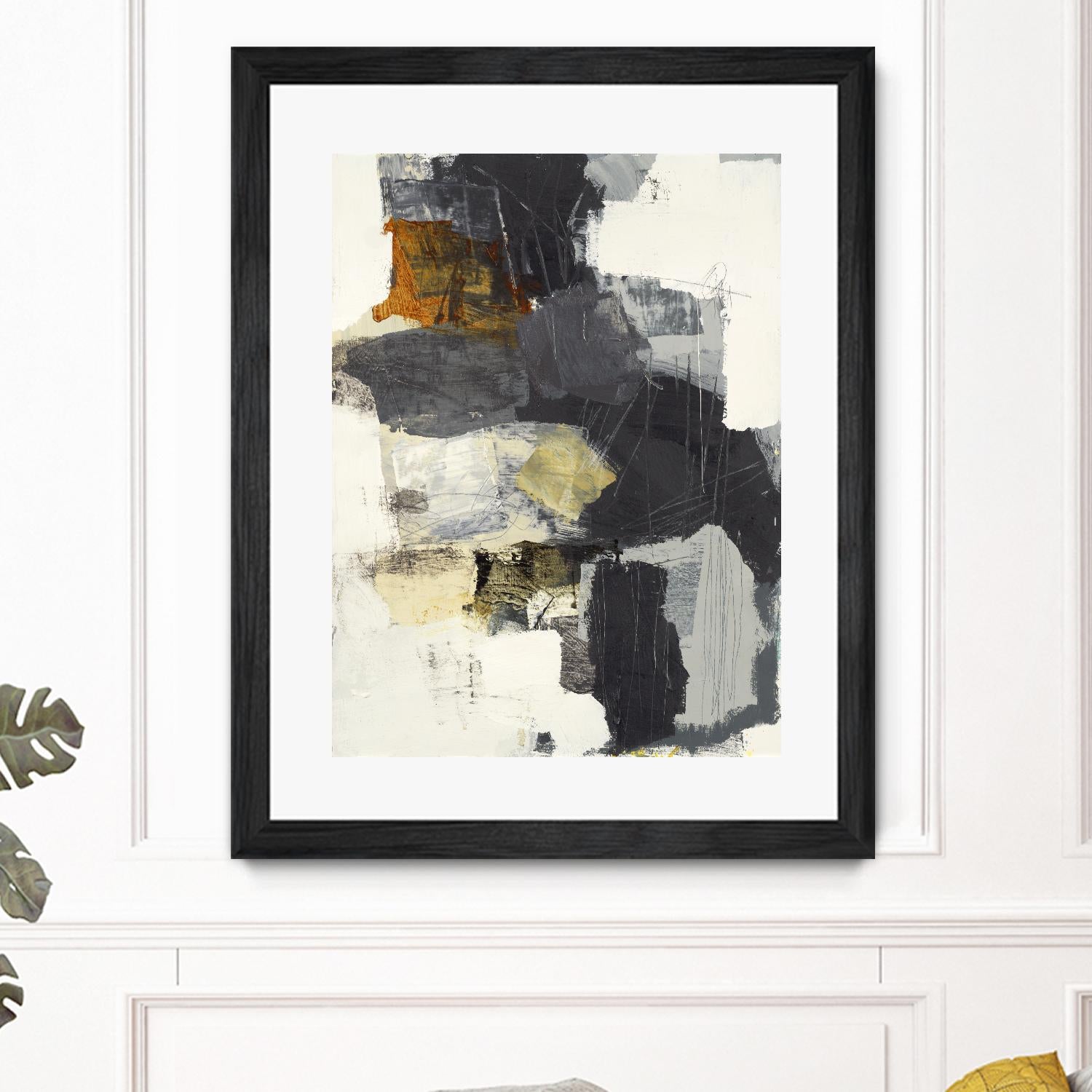 Monochrome Manta II by Brent Foreman on GIANT ART - grays abstract