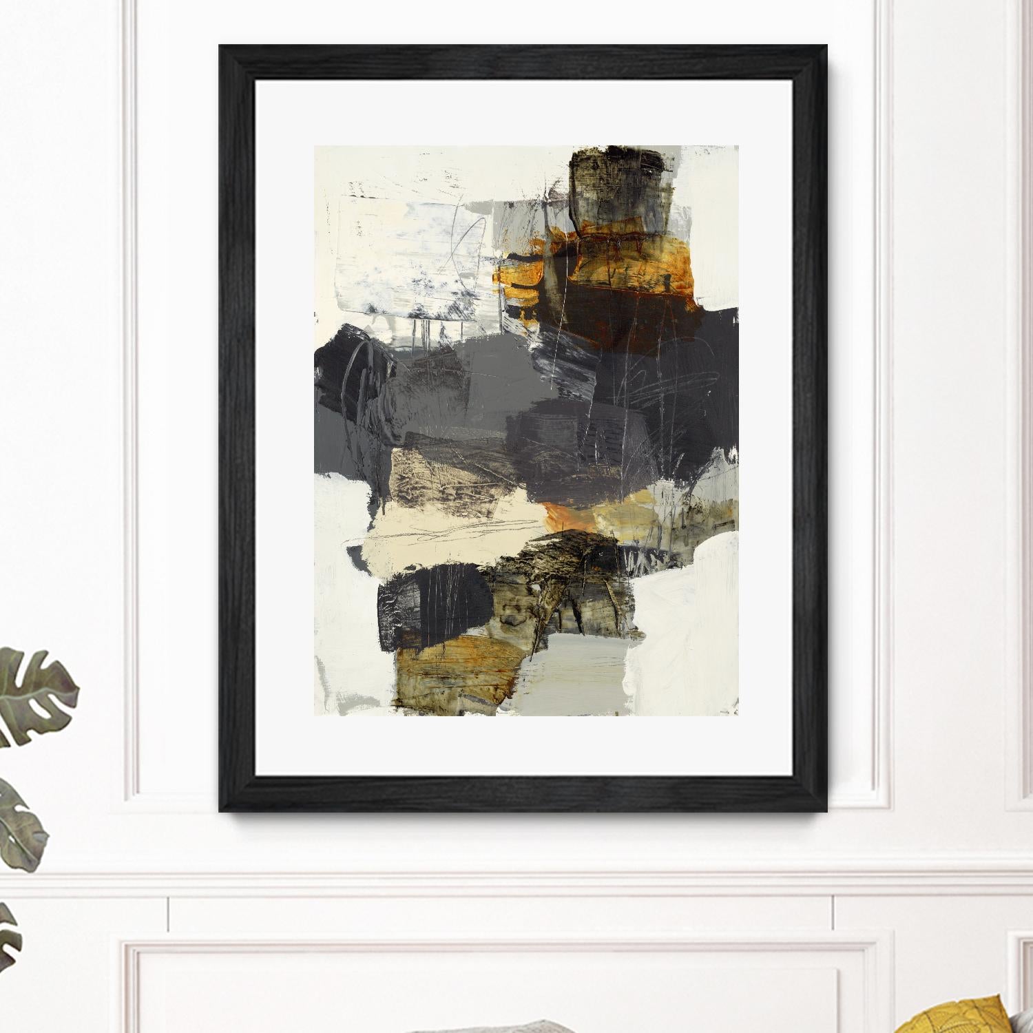 Monochrome Manta IV by Brent Foreman on GIANT ART - grays abstract