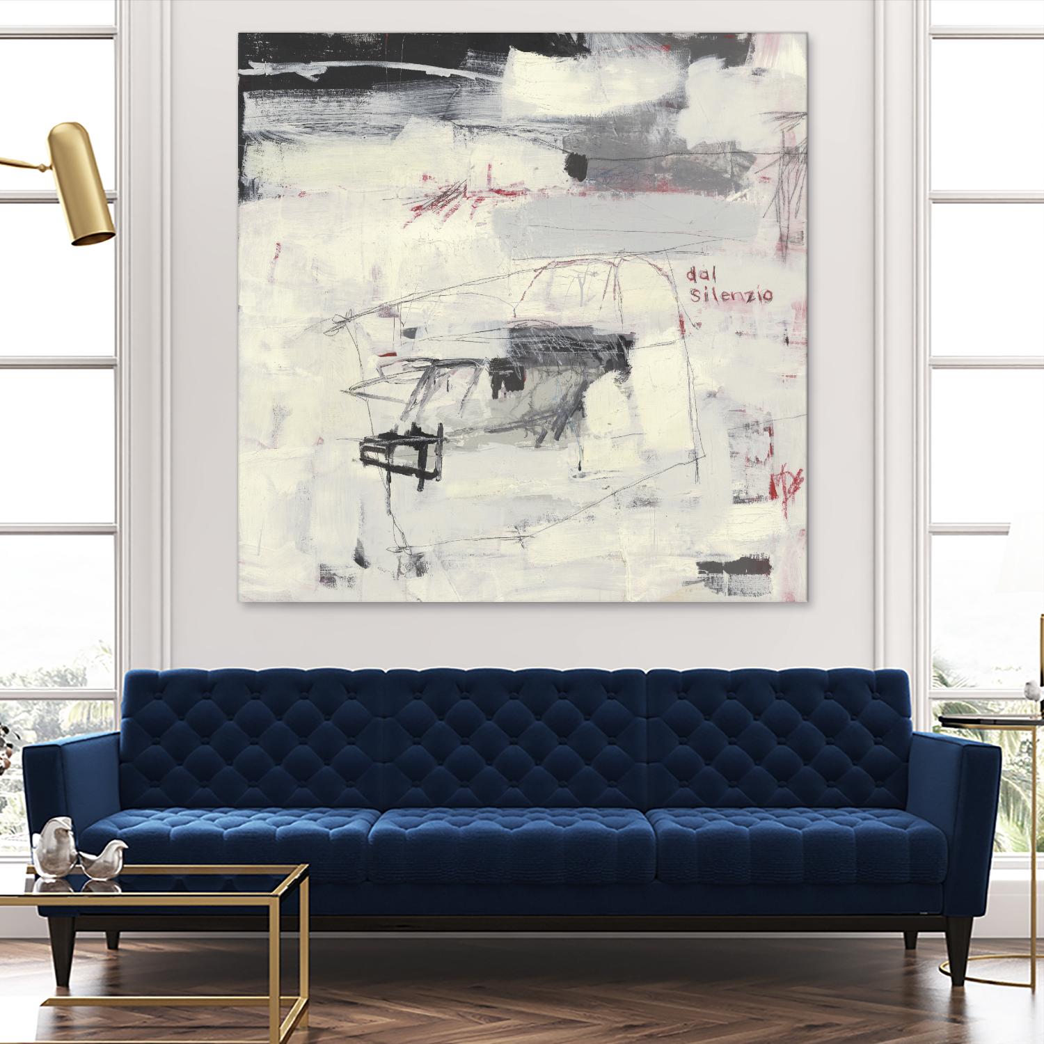 Structures From Silence by Brent Foreman on GIANT ART - whites & creams abstract