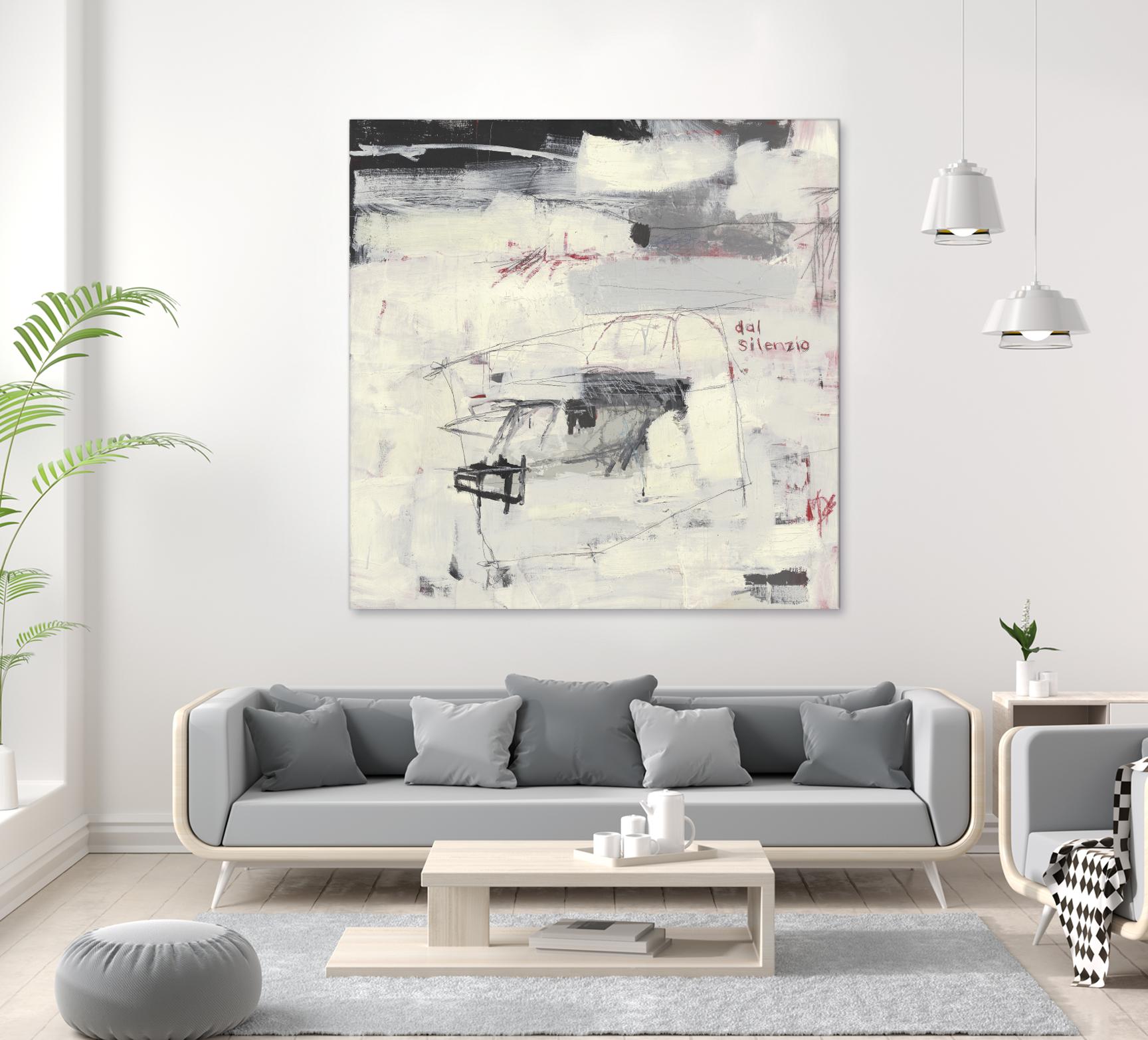 Structures From Silence by Brent Foreman on GIANT ART - whites & creams abstract