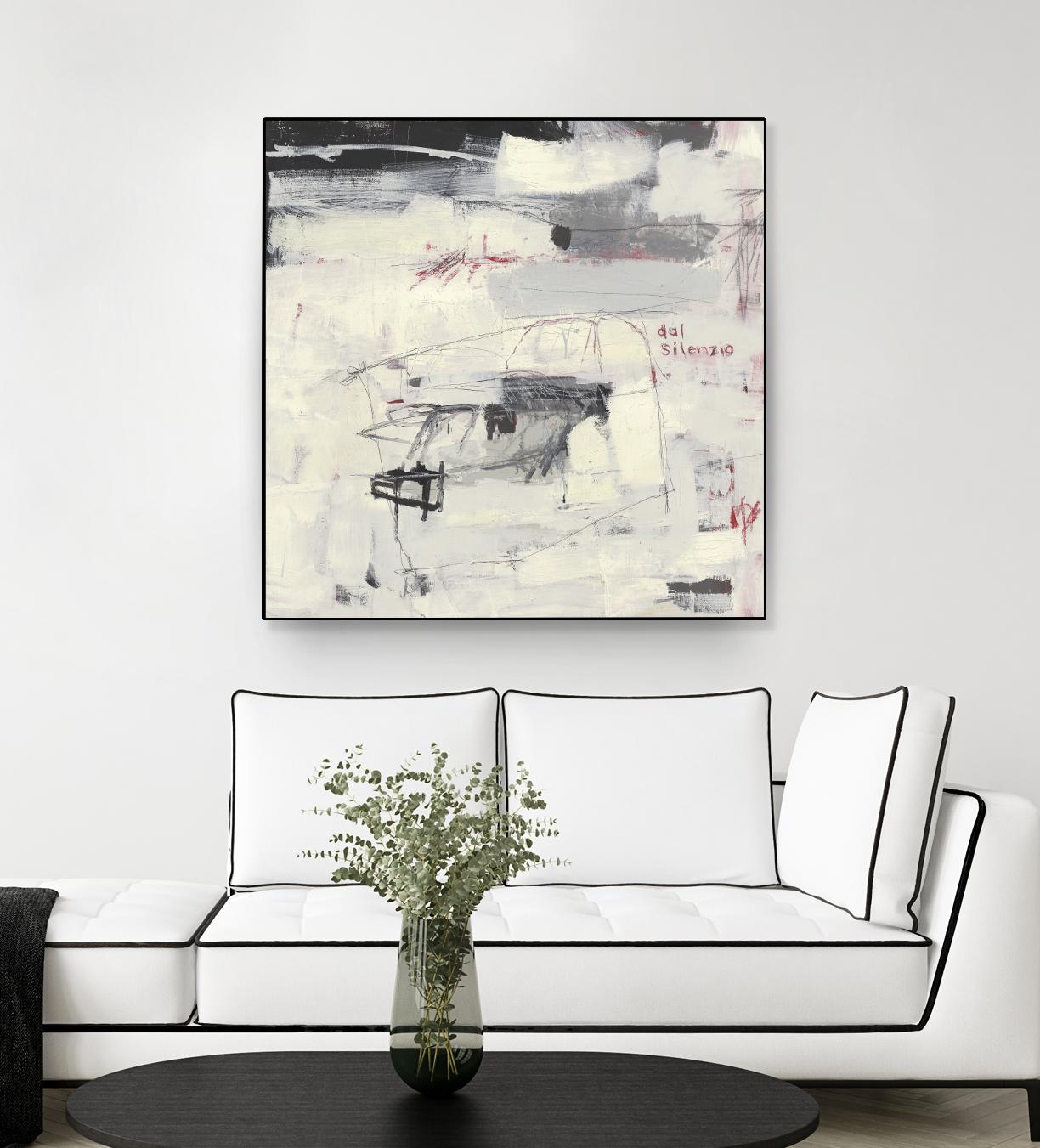 Structures From Silence by Brent Foreman on GIANT ART - whites & creams abstract