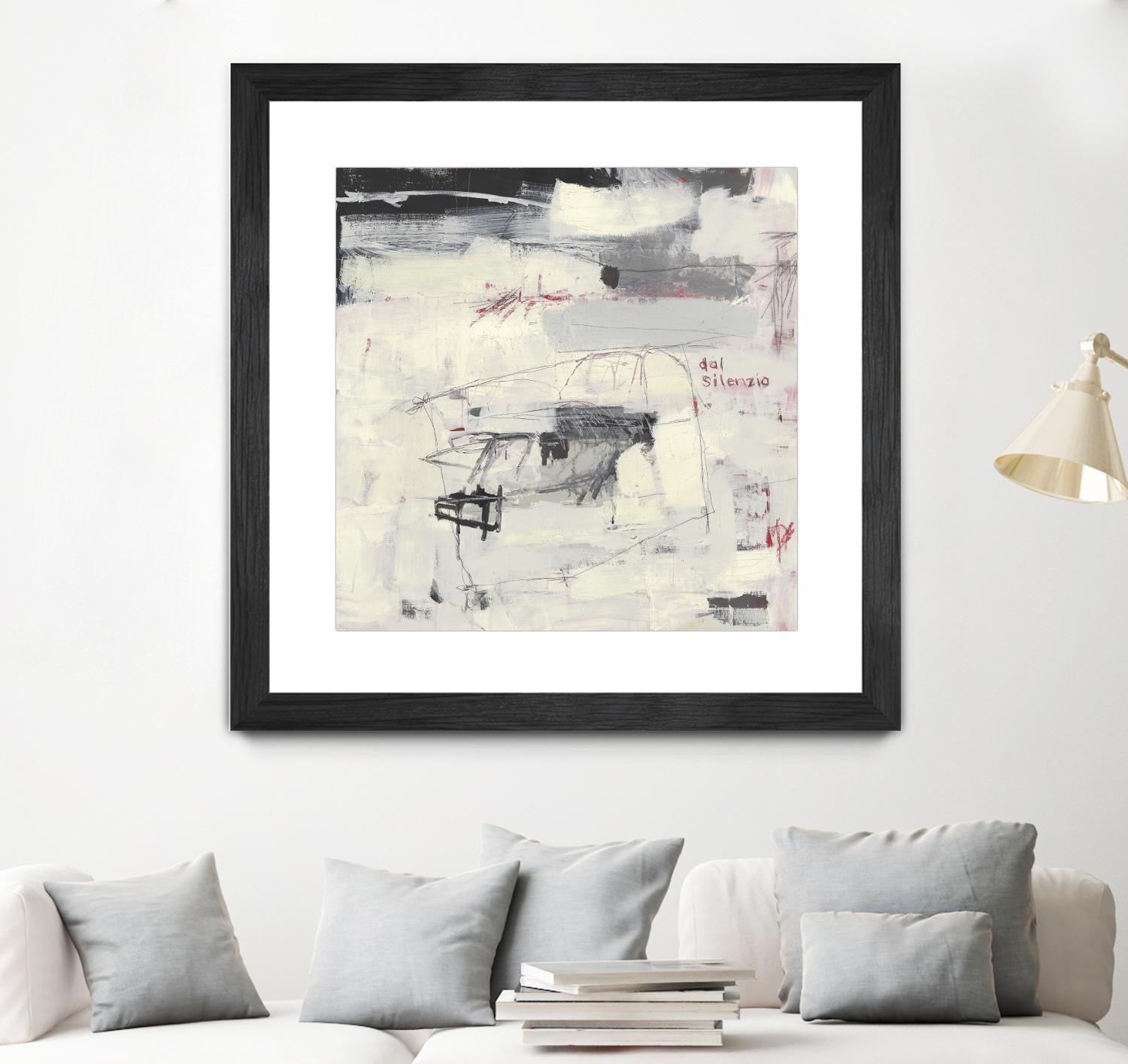 Structures From Silence by Brent Foreman on GIANT ART - whites & creams abstract