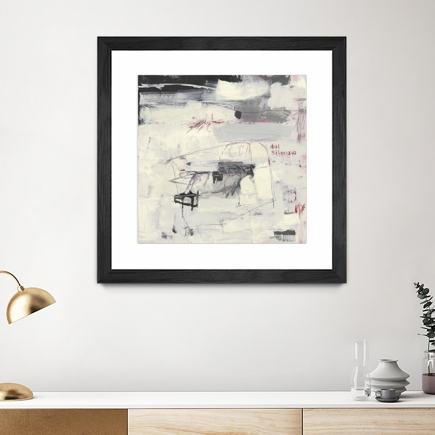 Structures From Silence by Brent Foreman on GIANT ART - whites & creams abstract