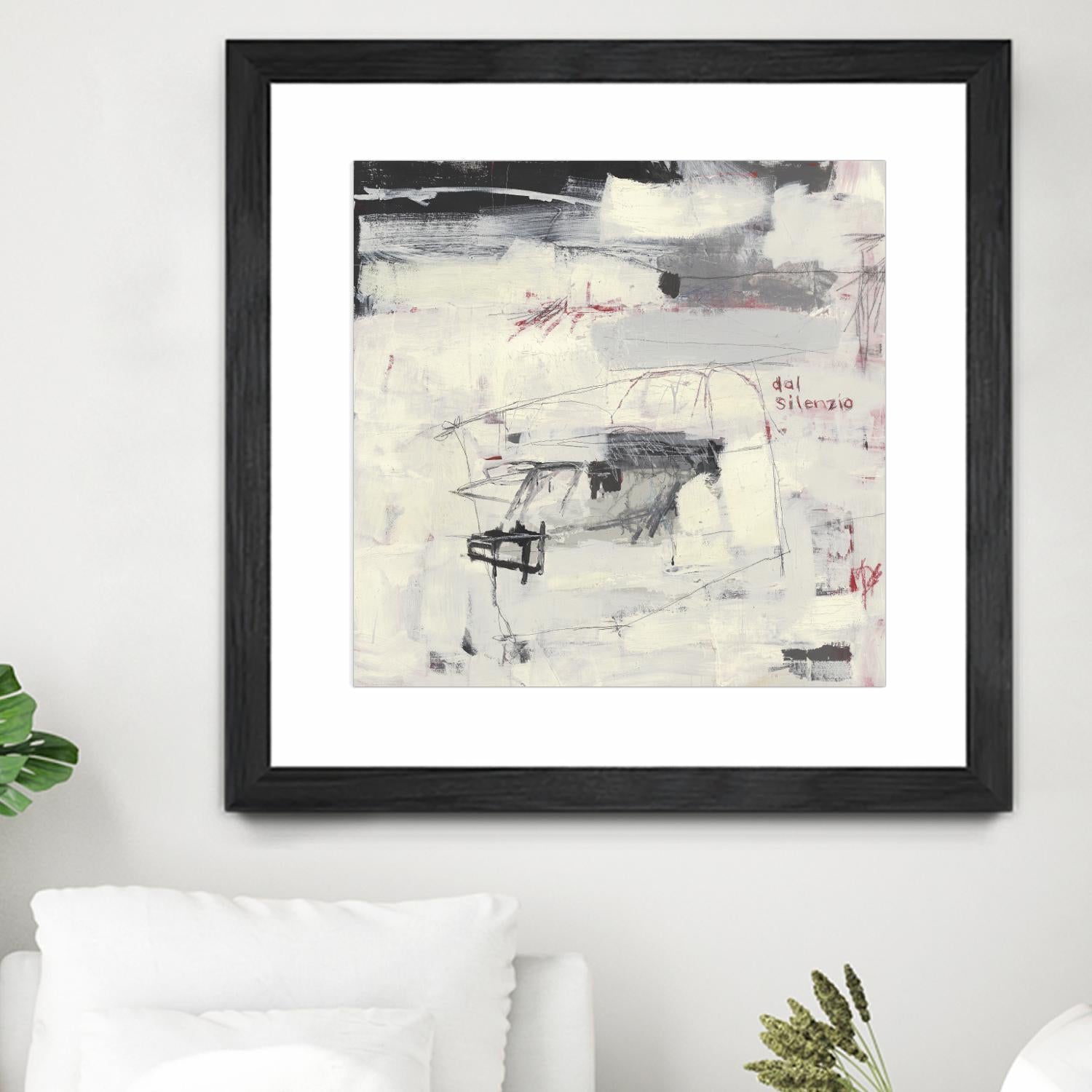 Structures From Silence by Brent Foreman on GIANT ART - whites & creams abstract