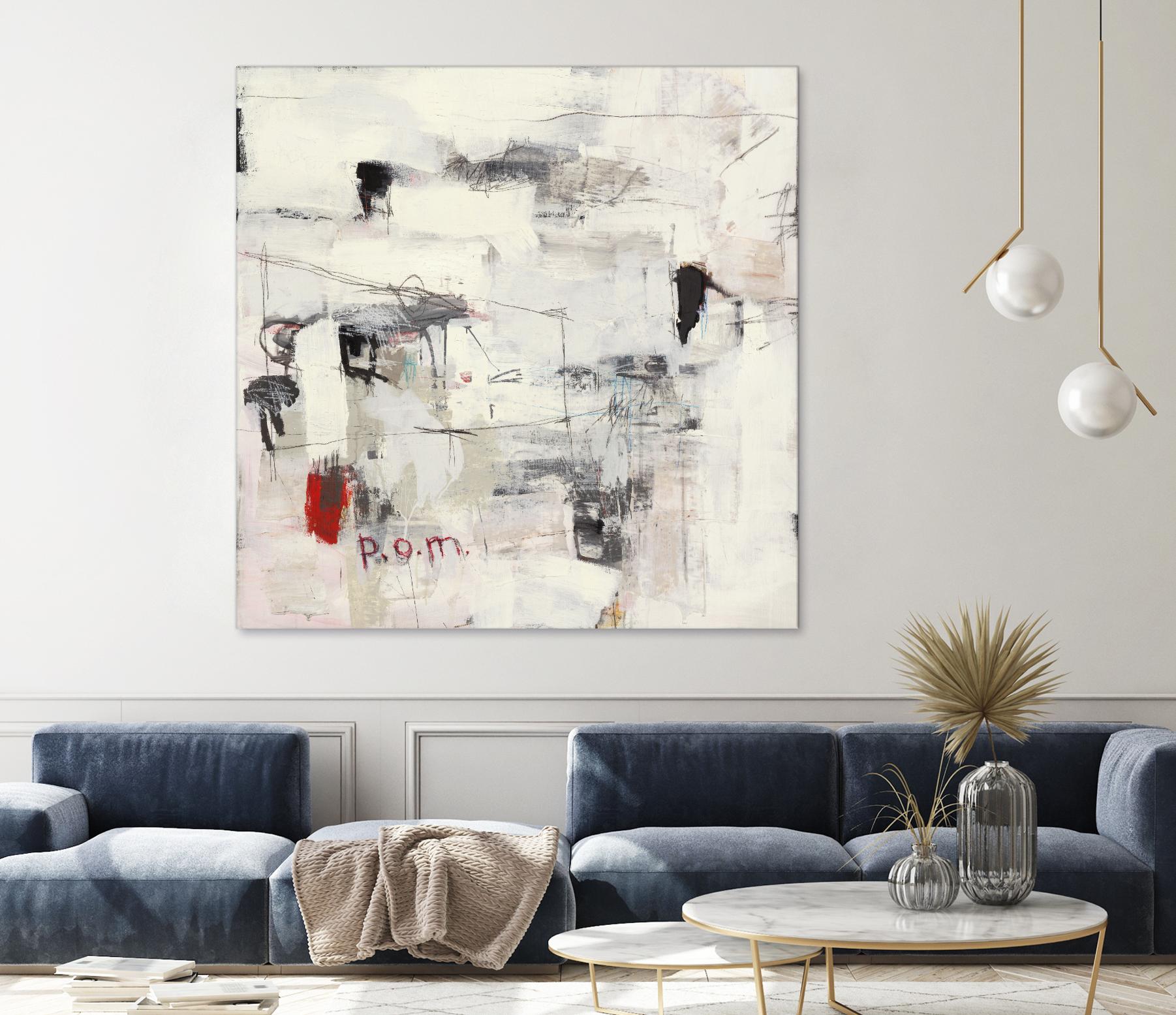 Piece Of Mind by Brent Foreman on GIANT ART - whites & creams abstract