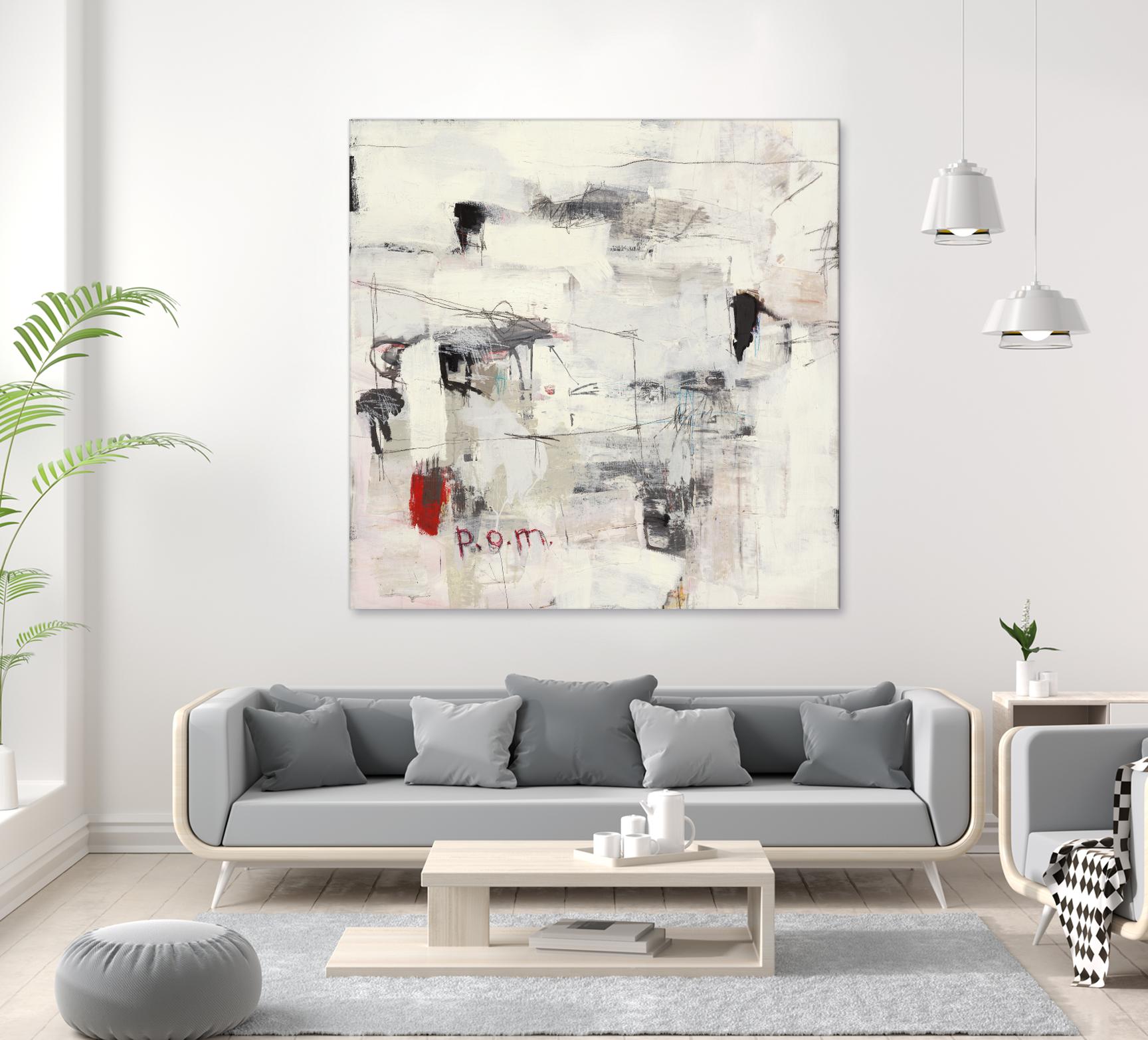 Piece Of Mind by Brent Foreman on GIANT ART - whites & creams abstract