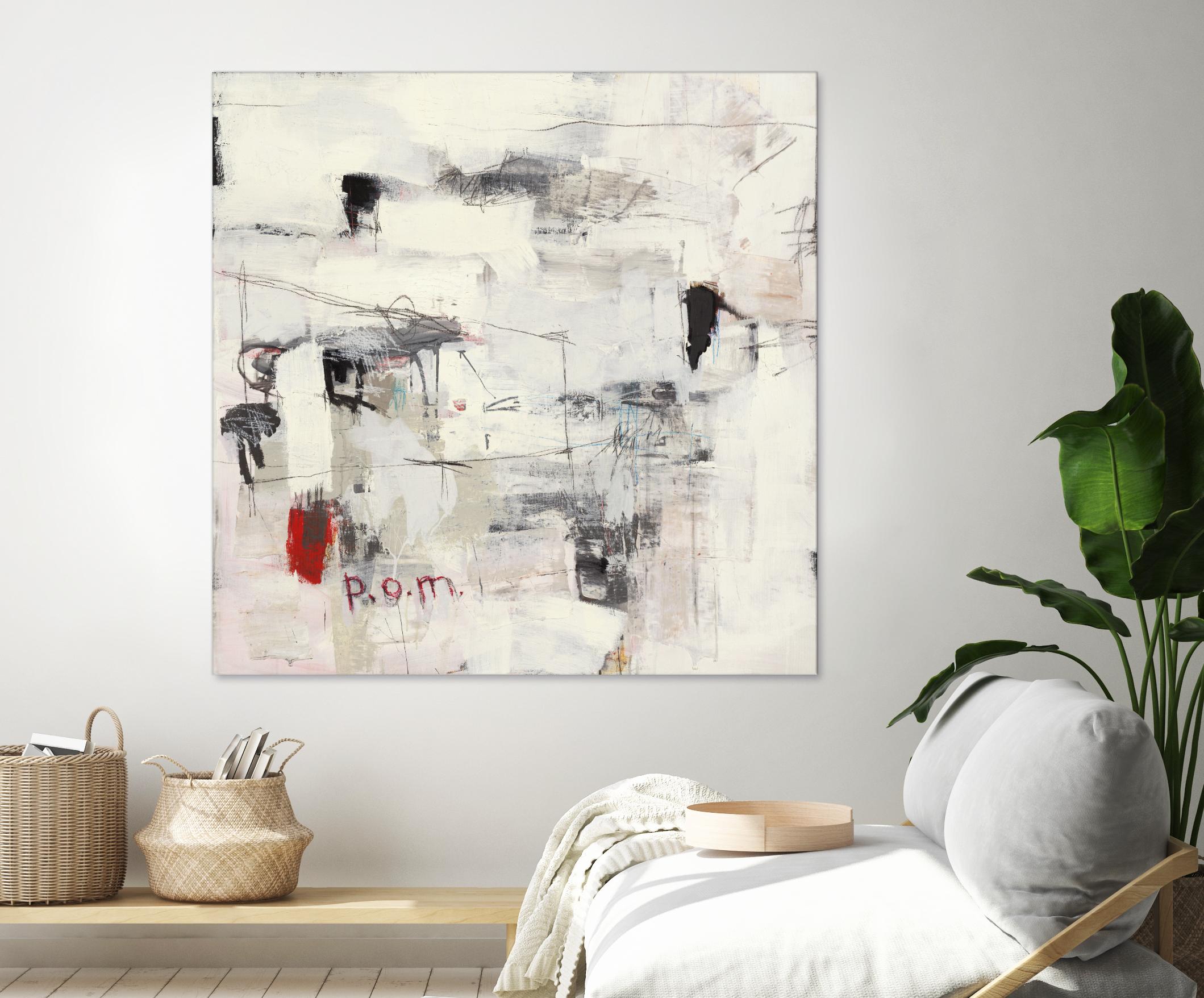 Piece Of Mind by Brent Foreman on GIANT ART - whites & creams abstract