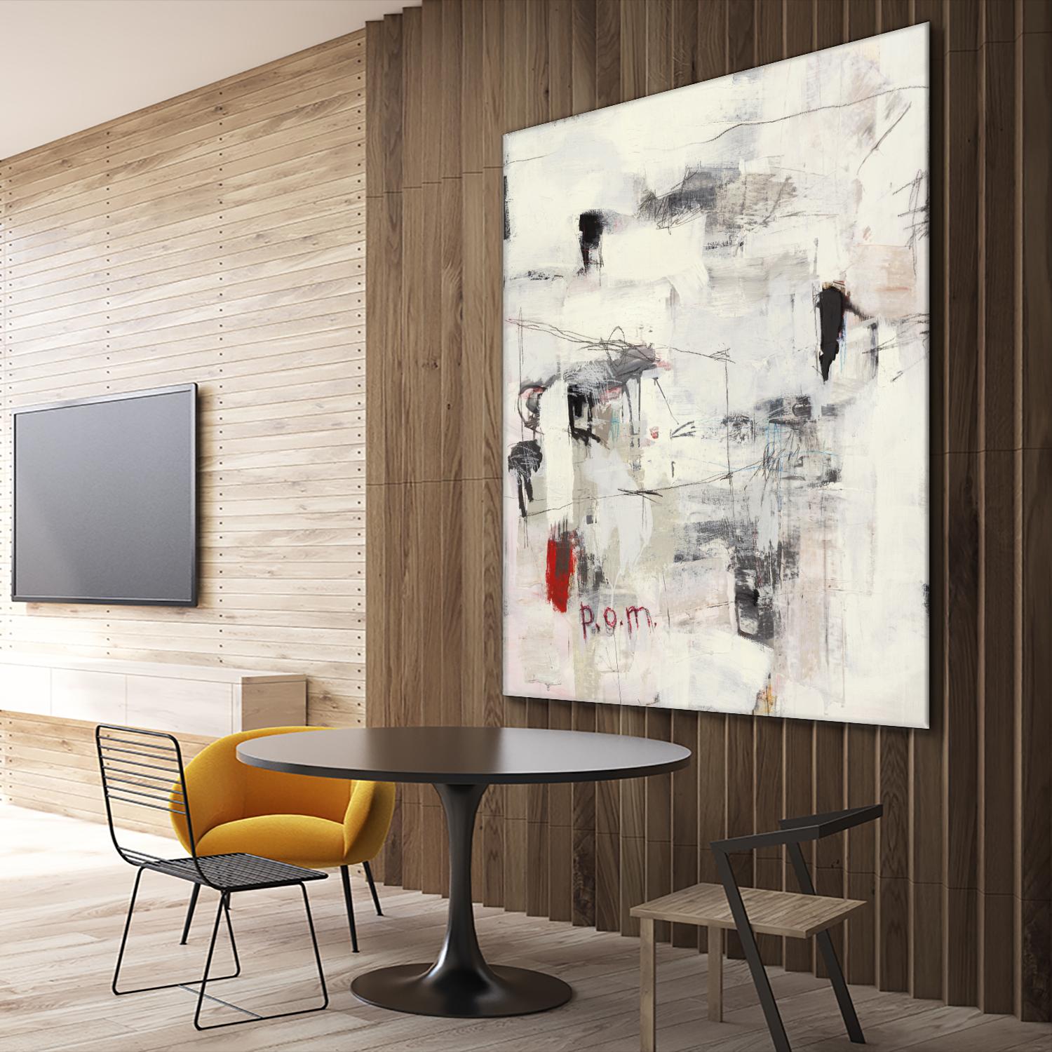 Piece Of Mind by Brent Foreman on GIANT ART - whites & creams abstract