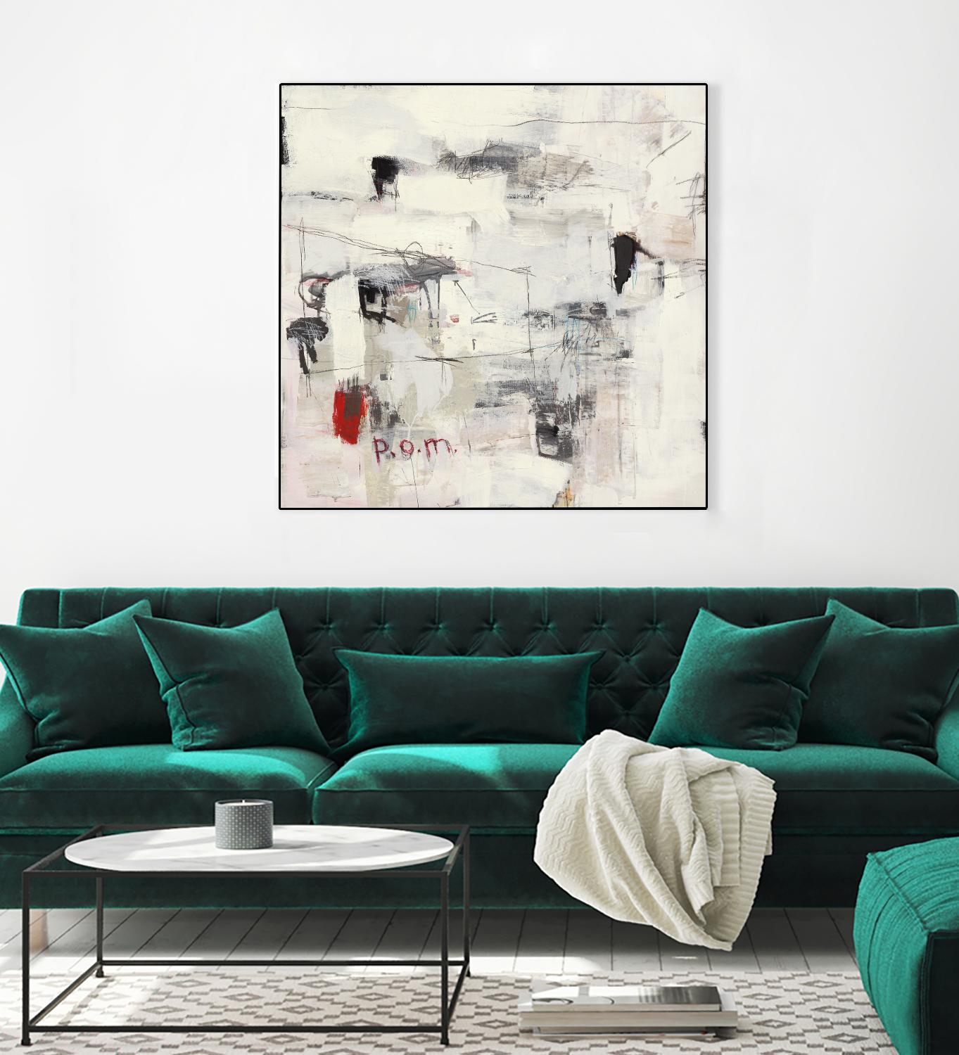 Piece Of Mind by Brent Foreman on GIANT ART - whites & creams abstract