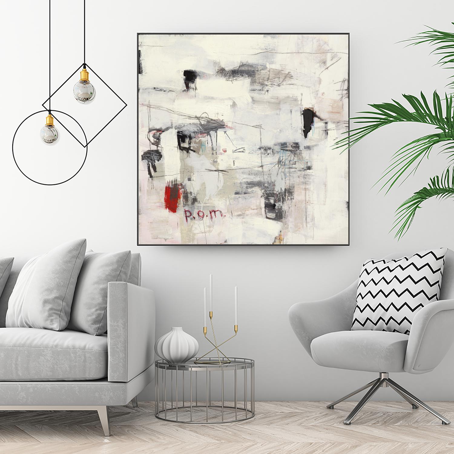 Piece Of Mind by Brent Foreman on GIANT ART - whites & creams abstract